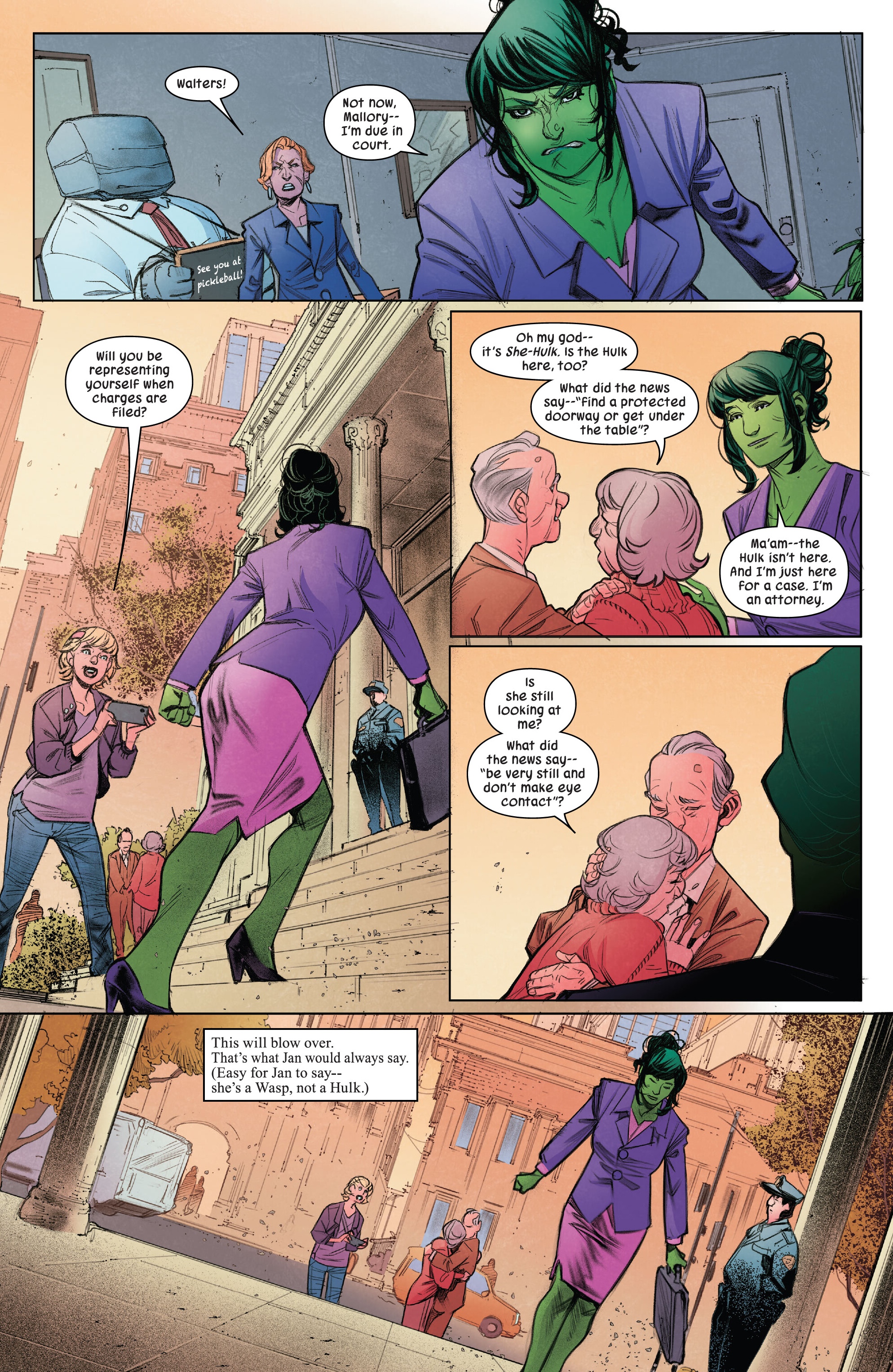 Read online Sensational She-Hulk comic -  Issue #4 - 5