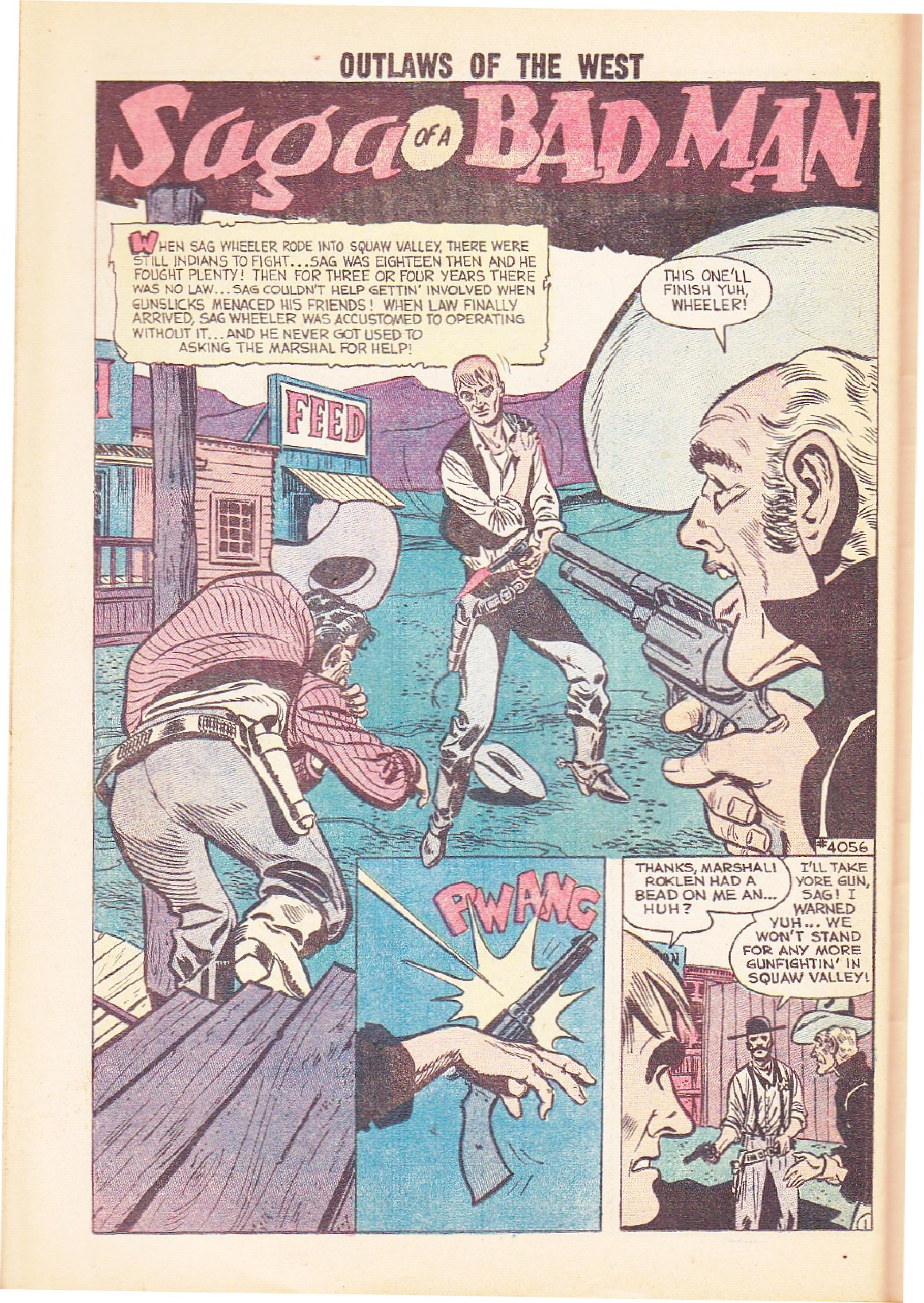 Read online Outlaws of the West comic -  Issue #20 - 27