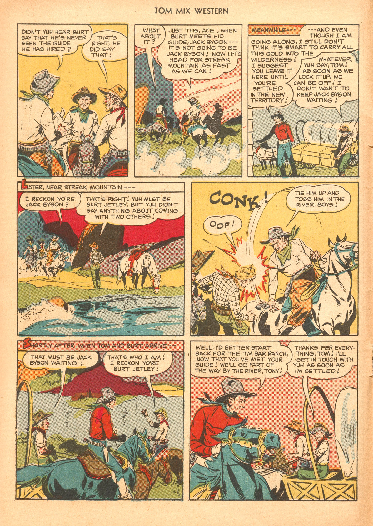 Read online Tom Mix Western (1948) comic -  Issue #36 - 6