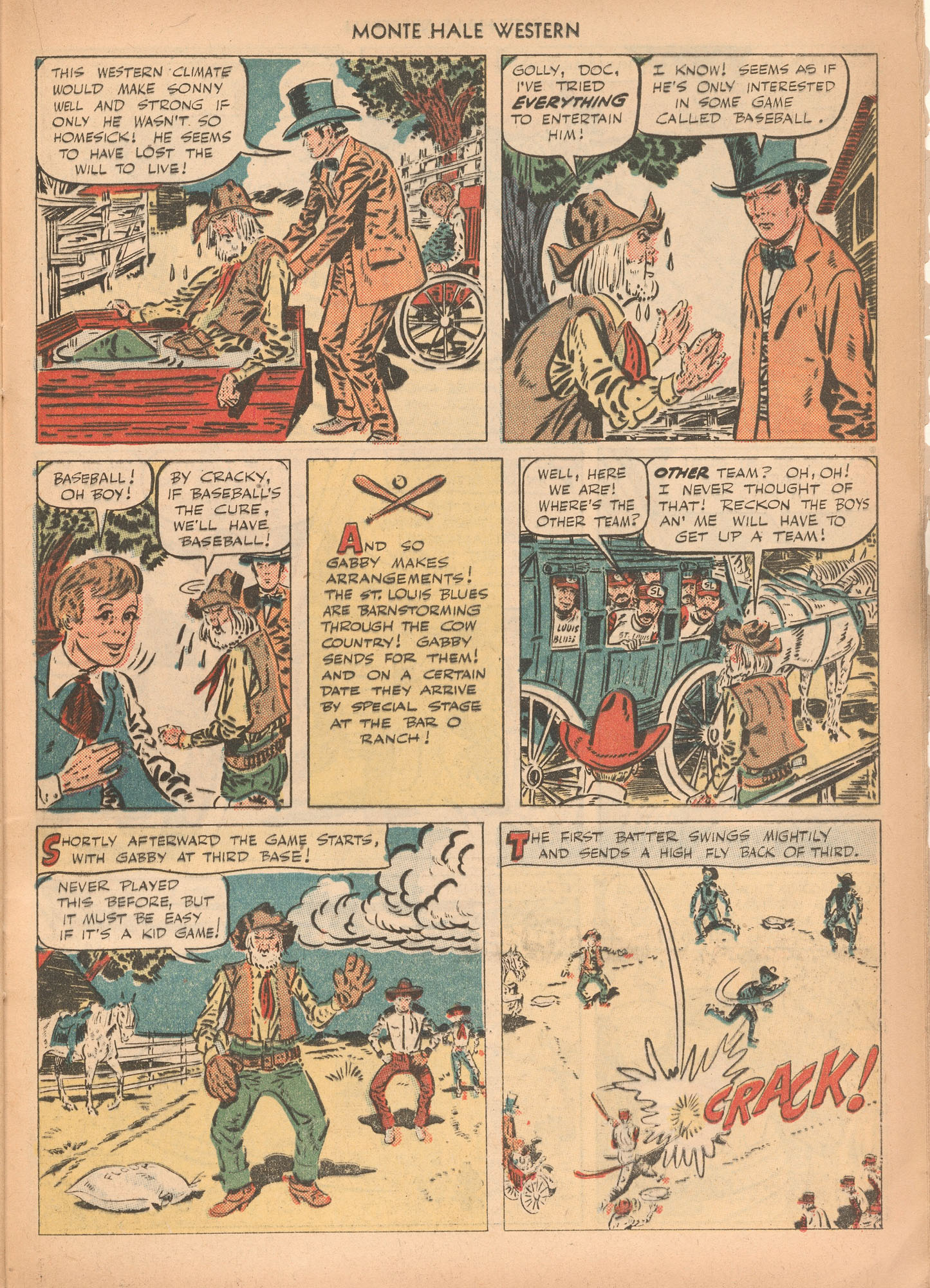 Read online Monte Hale Western comic -  Issue #43 - 37