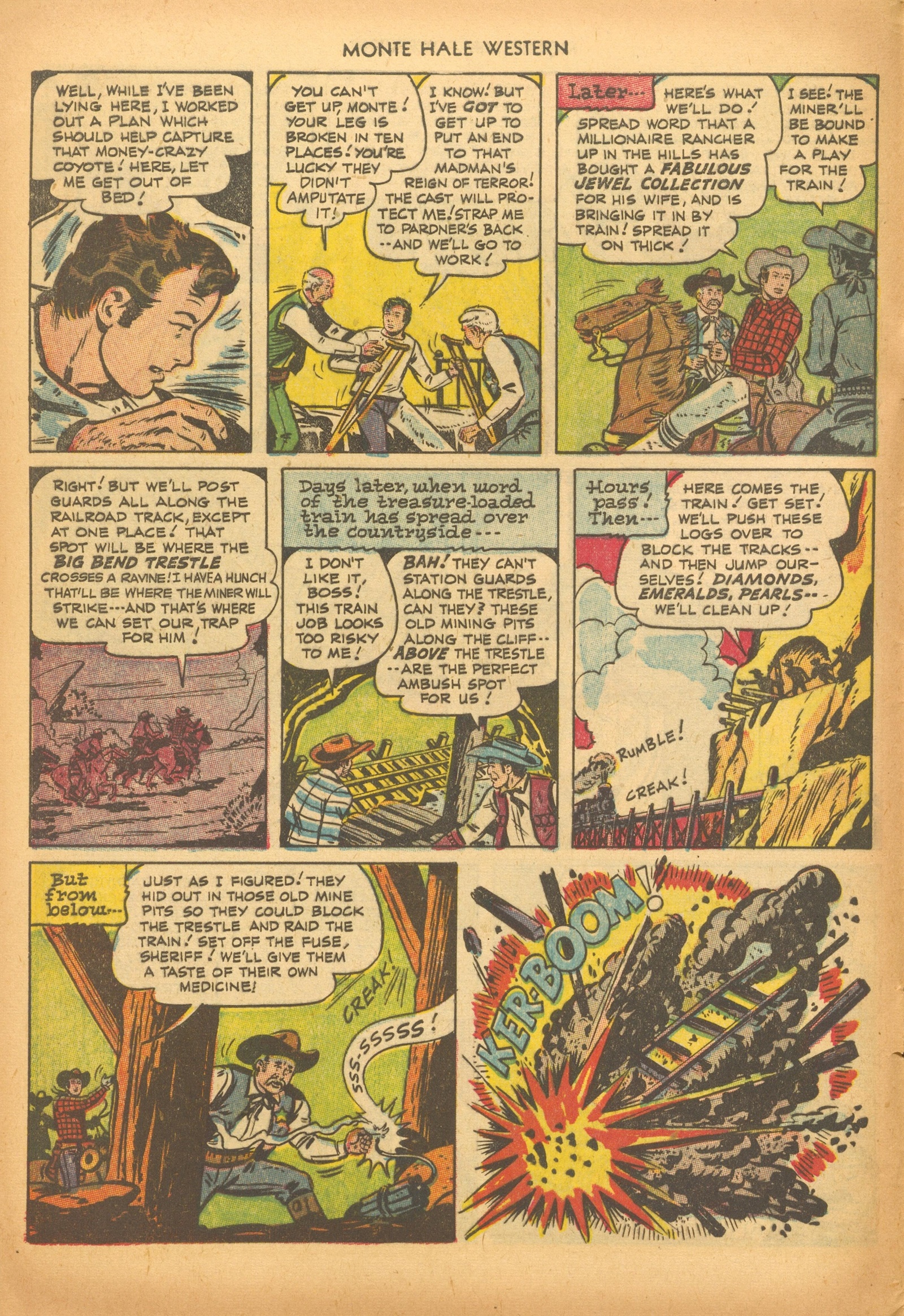 Read online Monte Hale Western comic -  Issue #79 - 8