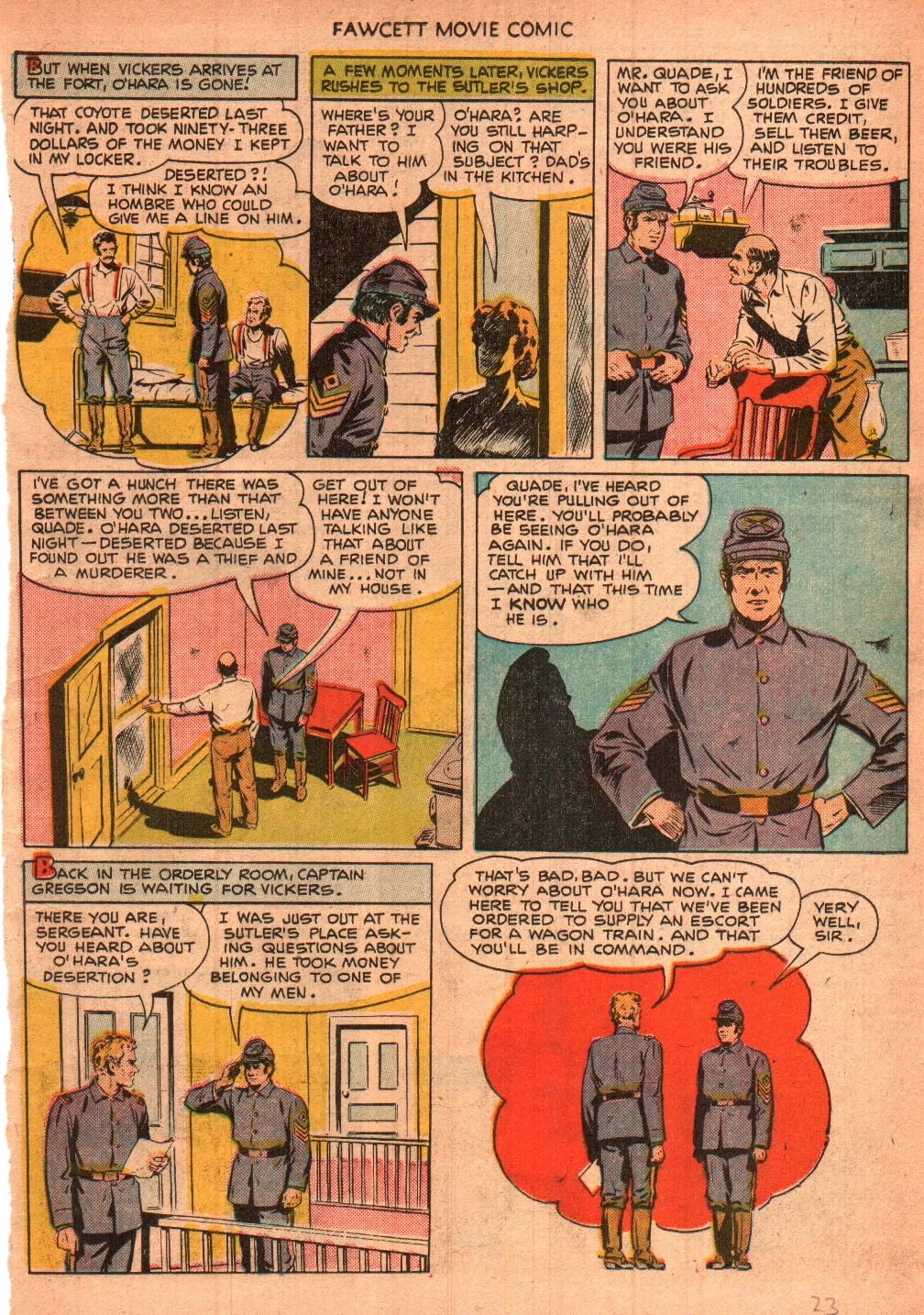 Read online Fawcett Movie Comic comic -  Issue #13 - 22