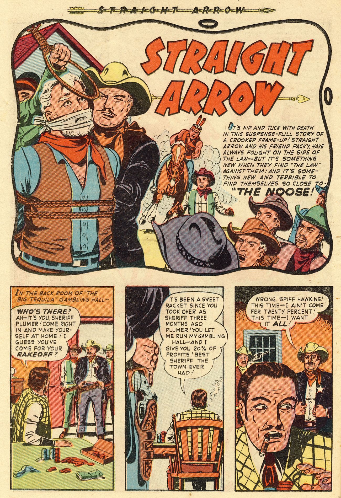 Read online Straight Arrow comic -  Issue #10 - 26