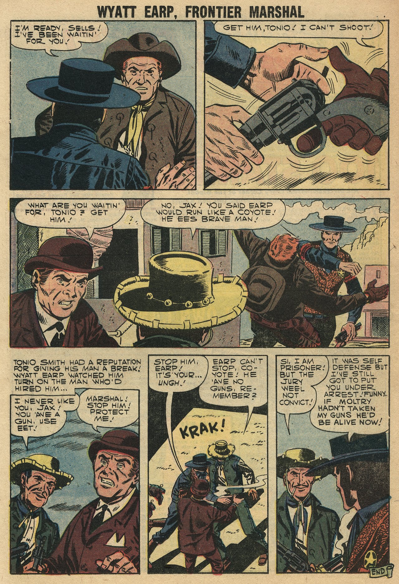 Read online Wyatt Earp Frontier Marshal comic -  Issue #18 - 16