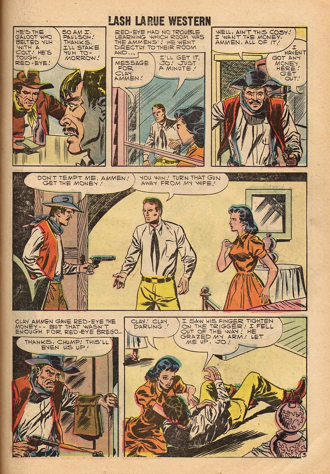Read online Lash Larue Western (1949) comic -  Issue #67 - 45