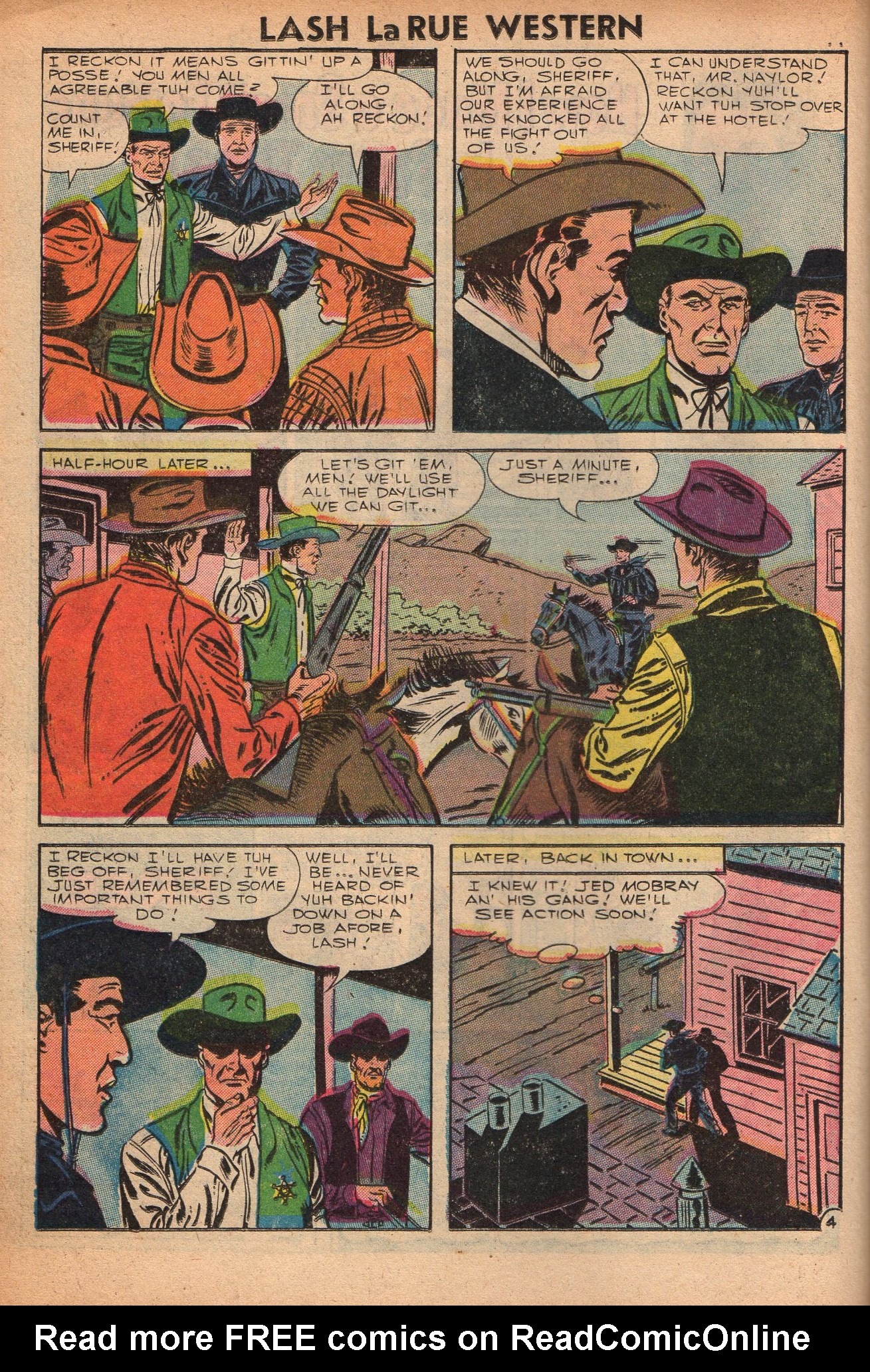 Read online Lash Larue Western (1949) comic -  Issue #61 - 16