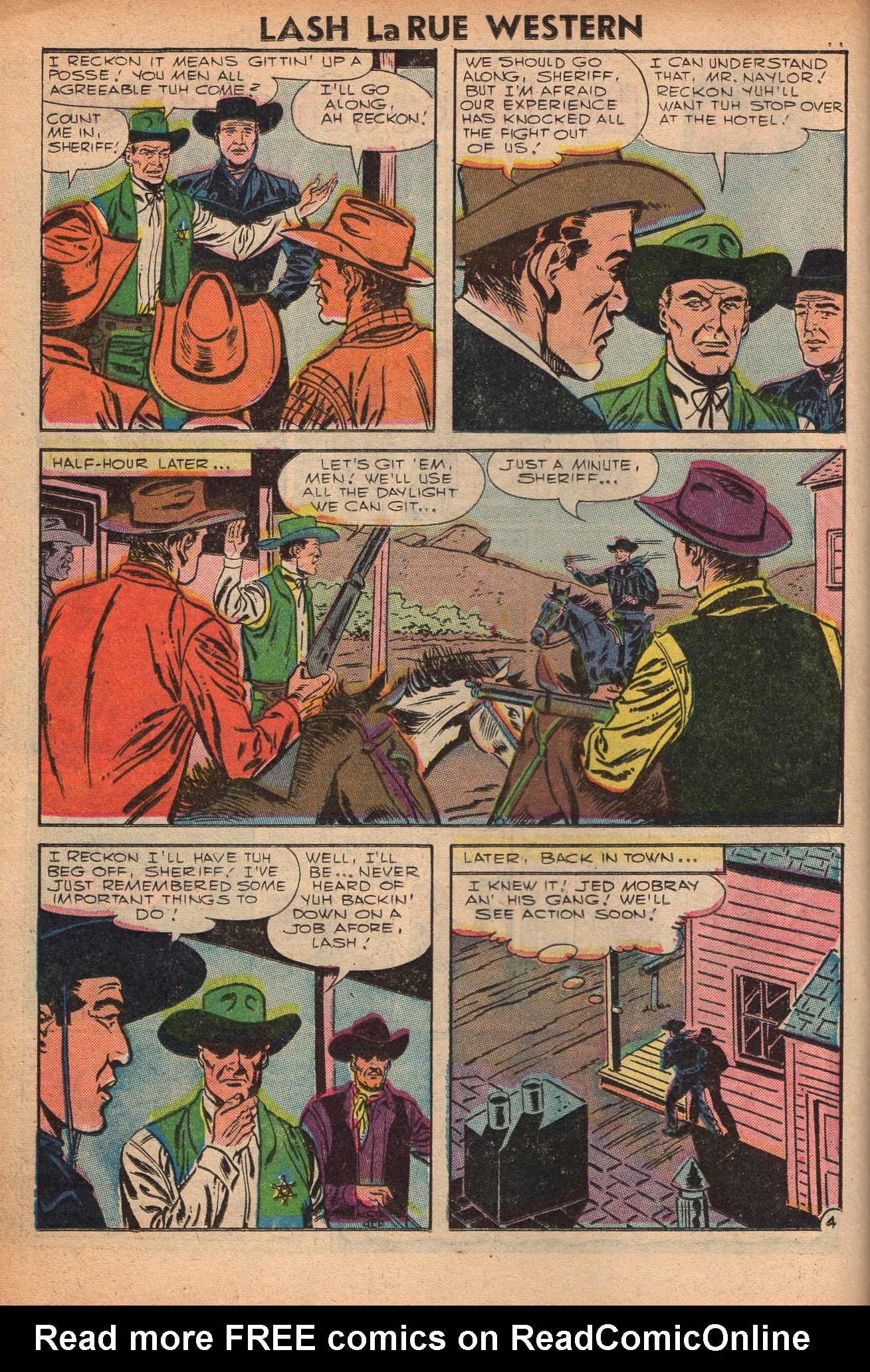 Read online Lash Larue Western (1949) comic -  Issue #61 - 16