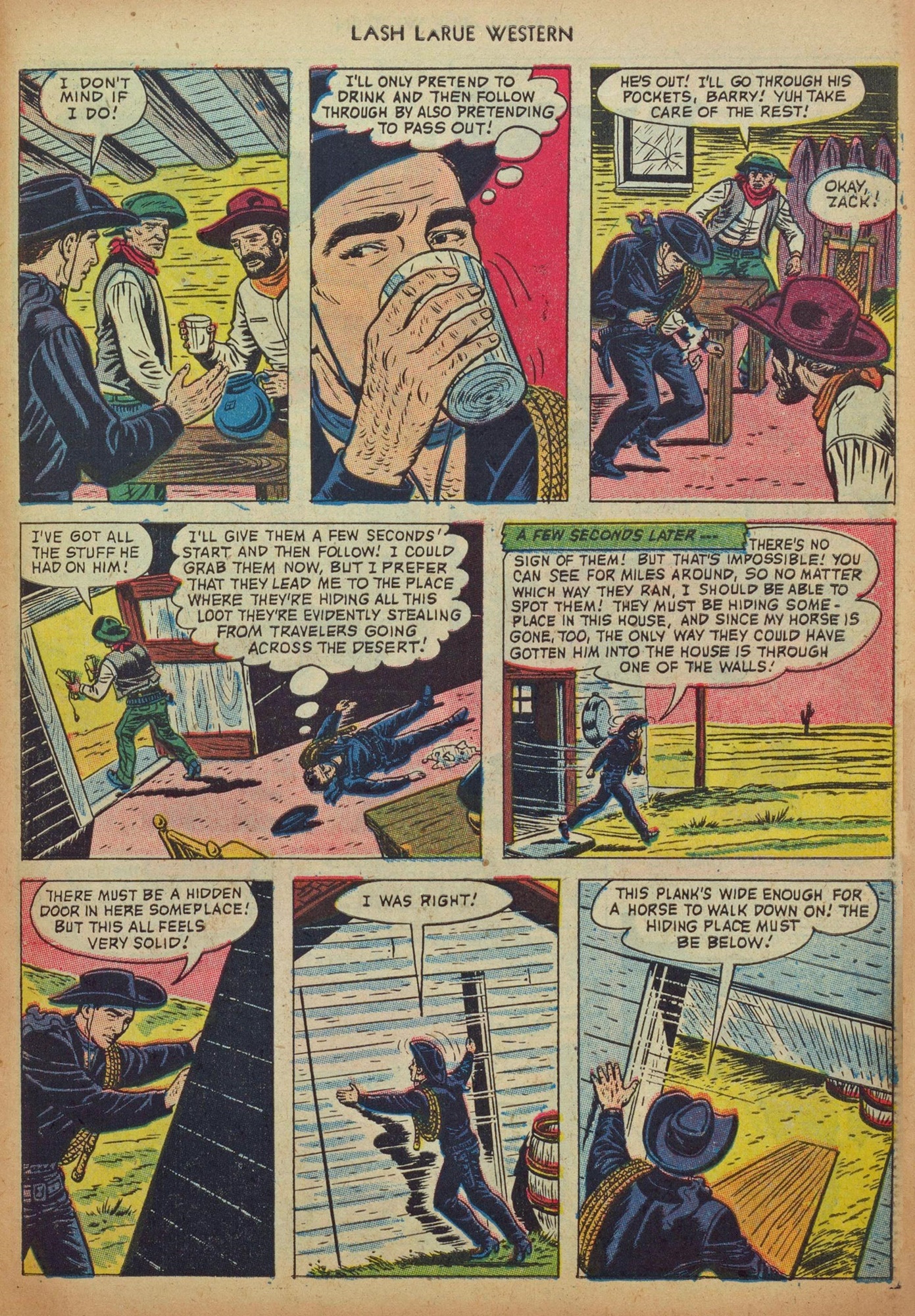 Read online Lash Larue Western (1949) comic -  Issue #37 - 31