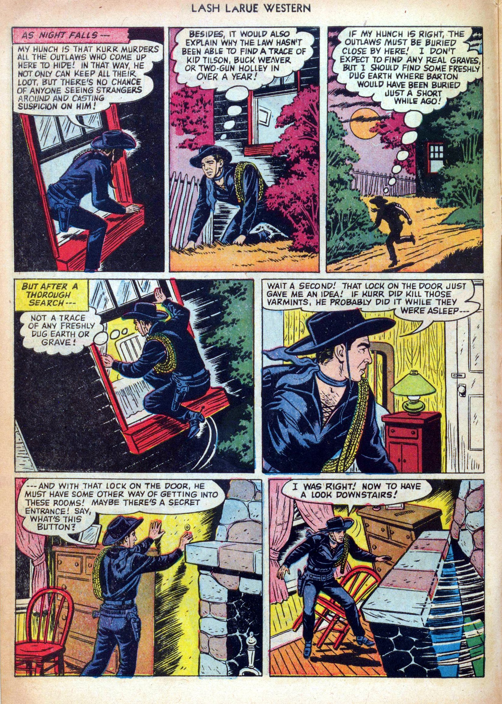 Read online Lash Larue Western (1949) comic -  Issue #25 - 8