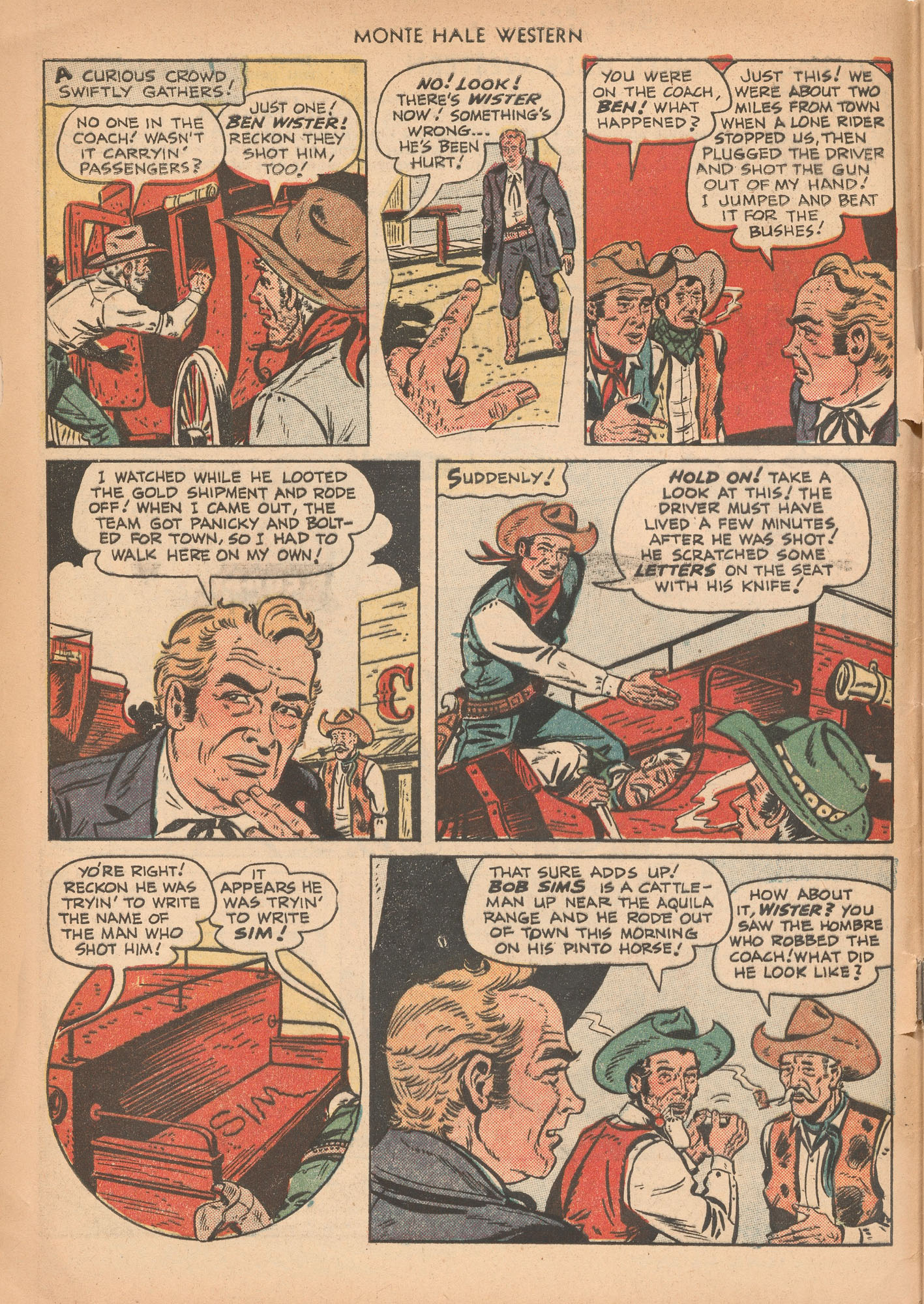 Read online Monte Hale Western comic -  Issue #43 - 4