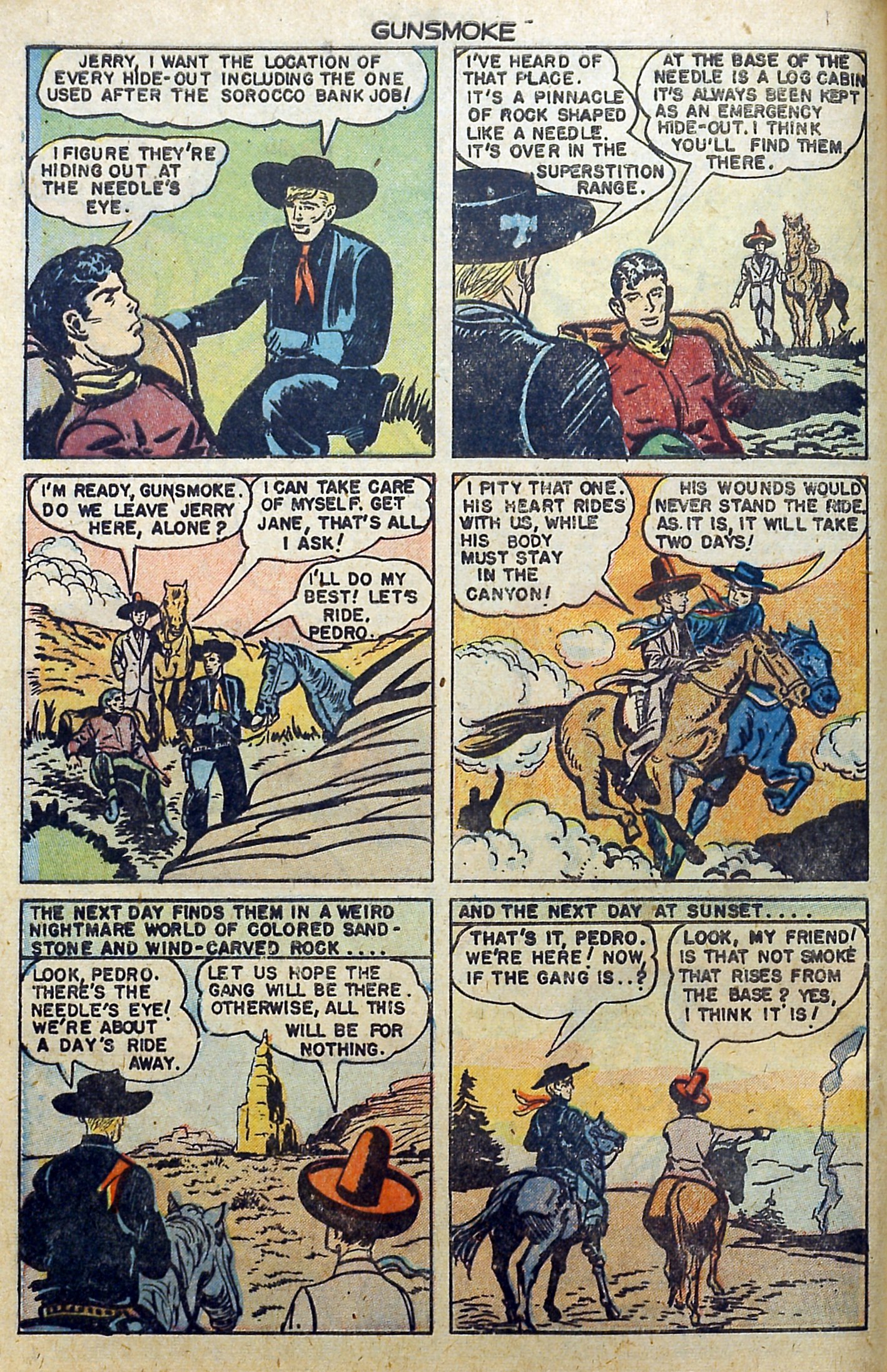 Read online Gunsmoke comic -  Issue #7 - 8
