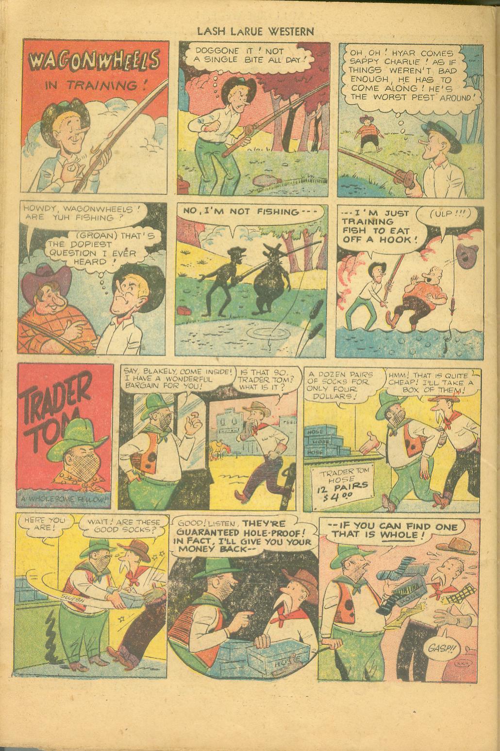 Read online Lash Larue Western (1949) comic -  Issue #43 - 30
