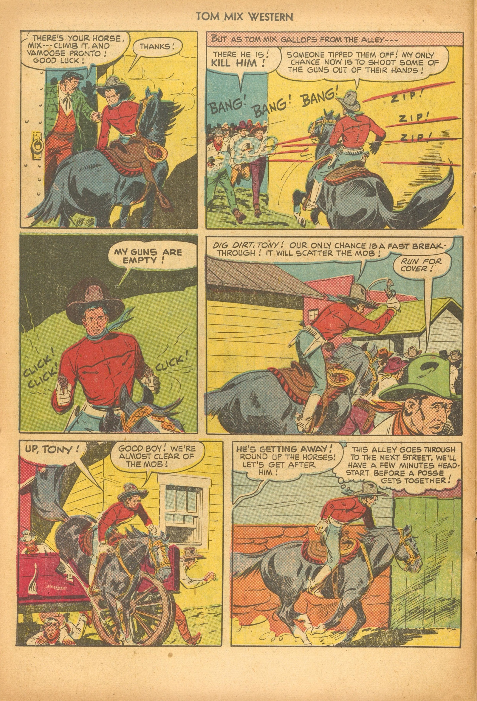 Read online Tom Mix Western (1948) comic -  Issue #46 - 30
