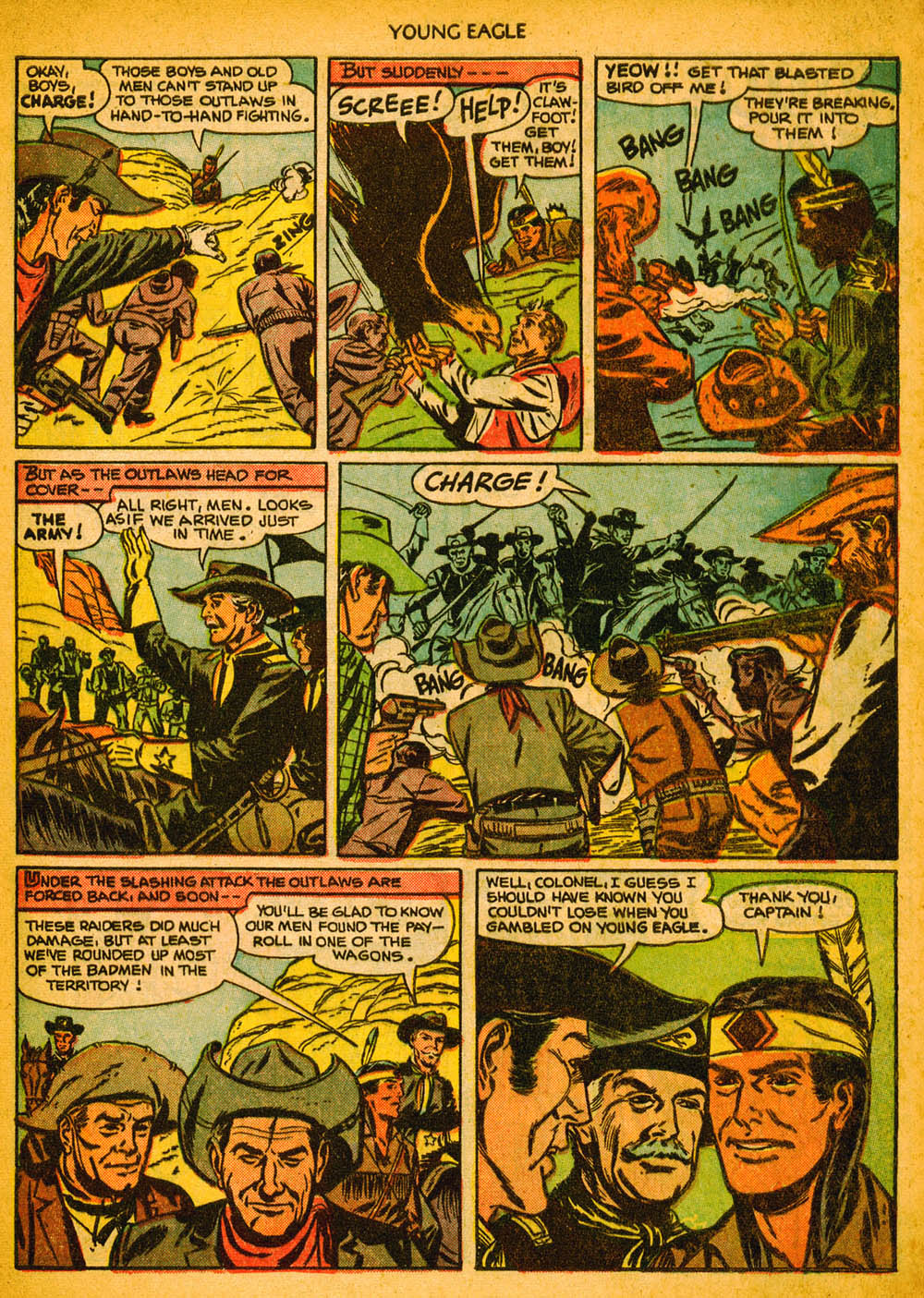 Read online Young Eagle comic -  Issue #10 - 15