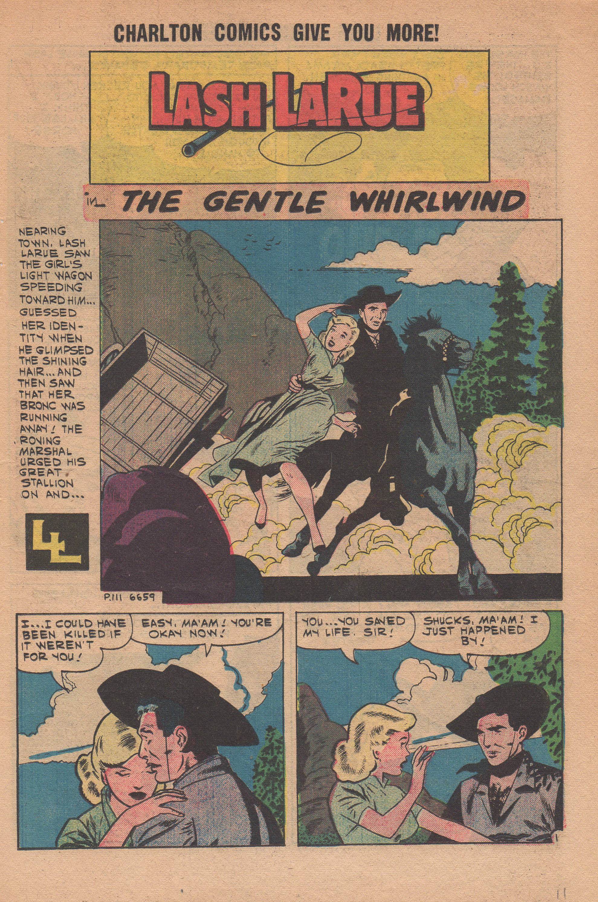 Read online Lash Larue Western (1949) comic -  Issue #82 - 11