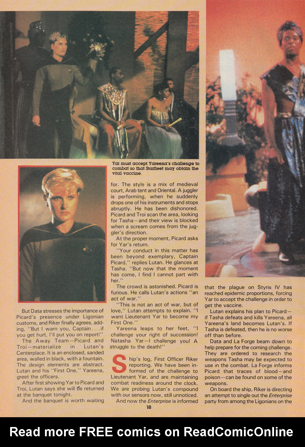Read online Star Trek The Next Generation (1990) comic -  Issue #15 - 18