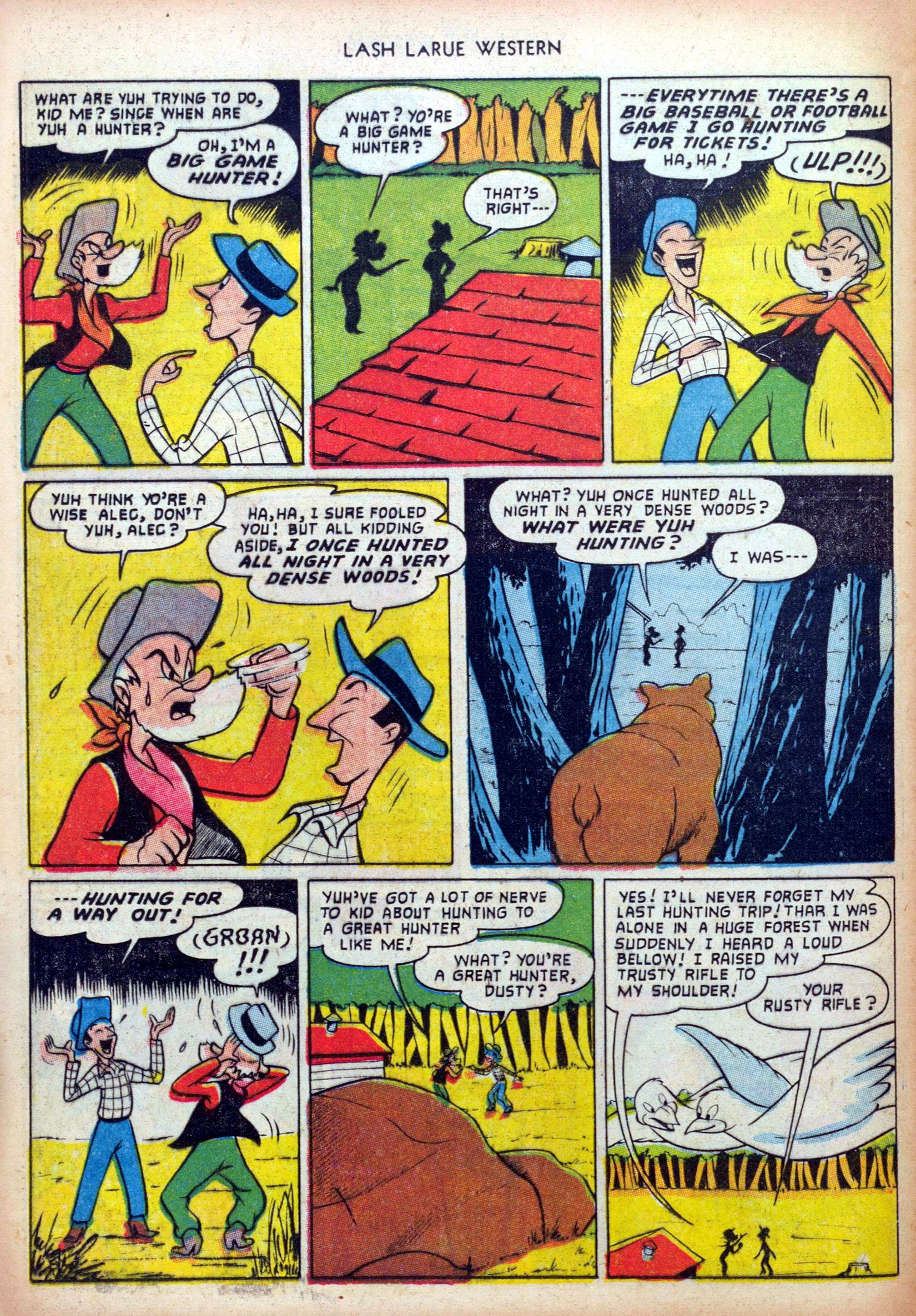 Read online Lash Larue Western (1949) comic -  Issue #36 - 24