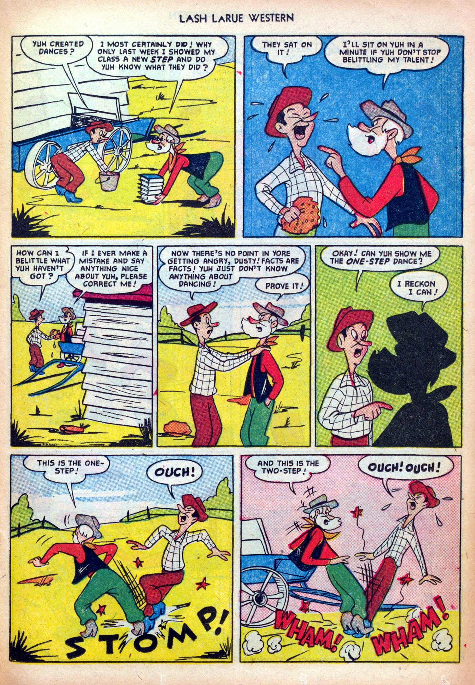 Read online Lash Larue Western (1949) comic -  Issue #25 - 15