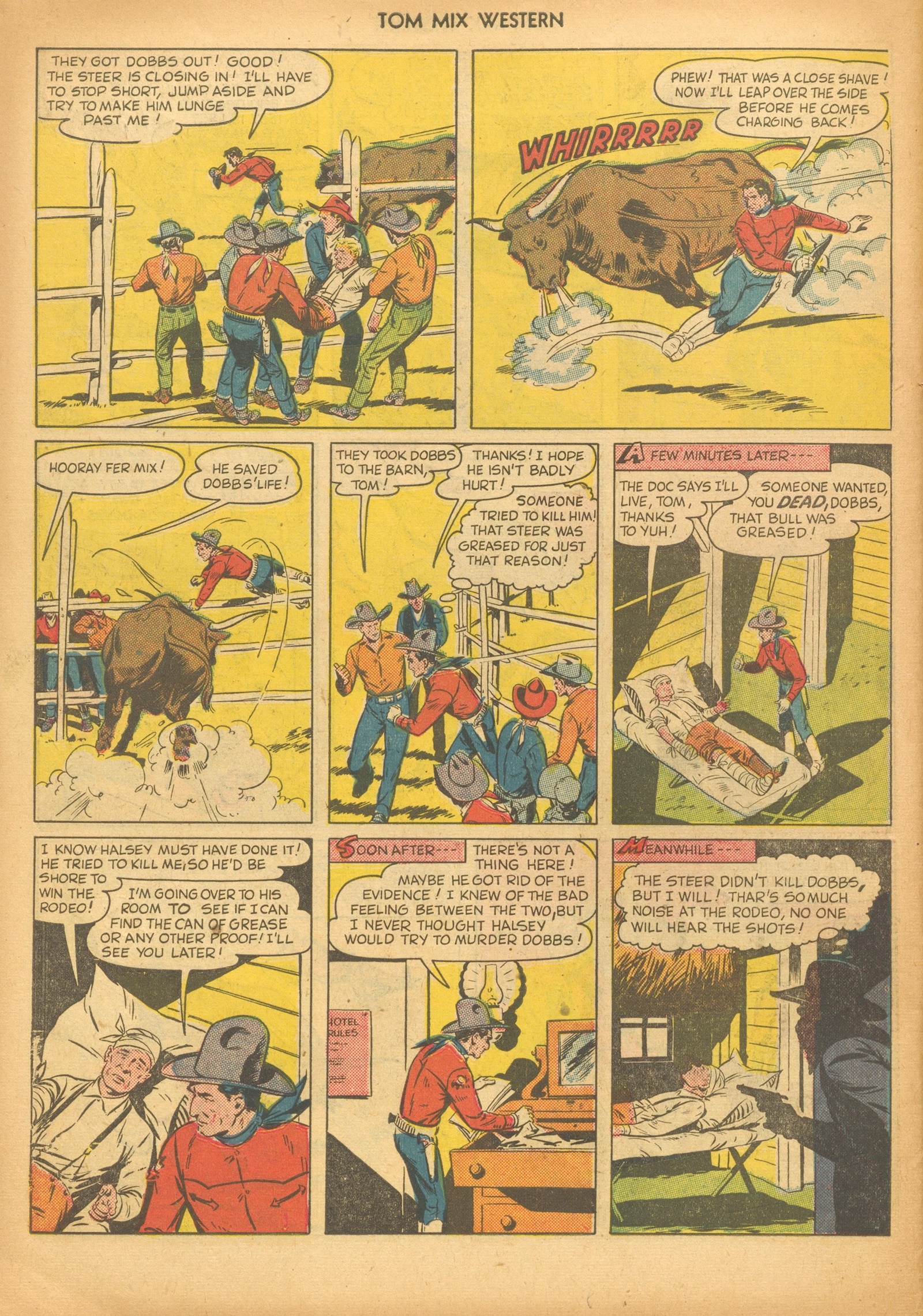Read online Tom Mix Western (1948) comic -  Issue #30 - 30