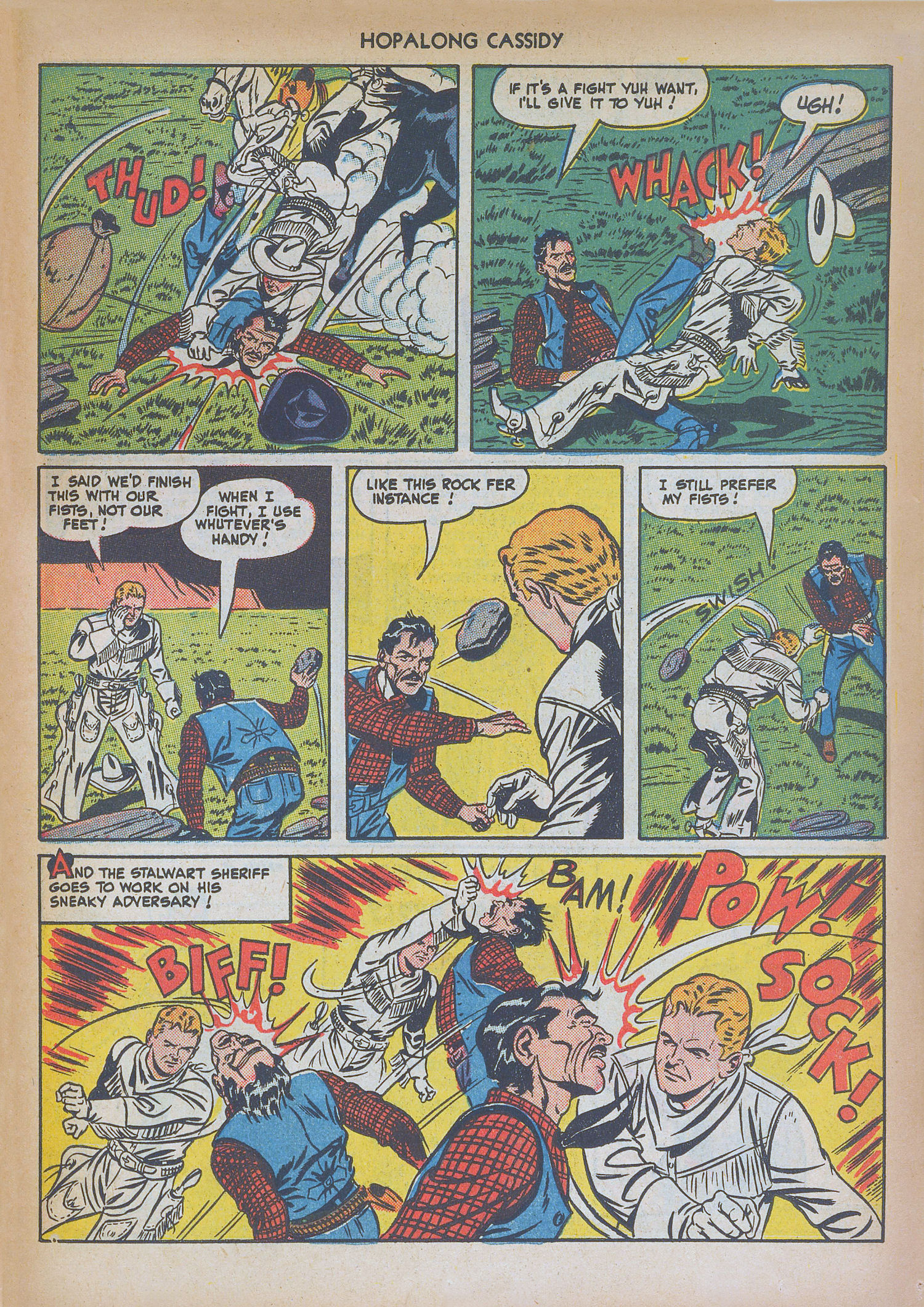 Read online Hopalong Cassidy comic -  Issue #36 - 23