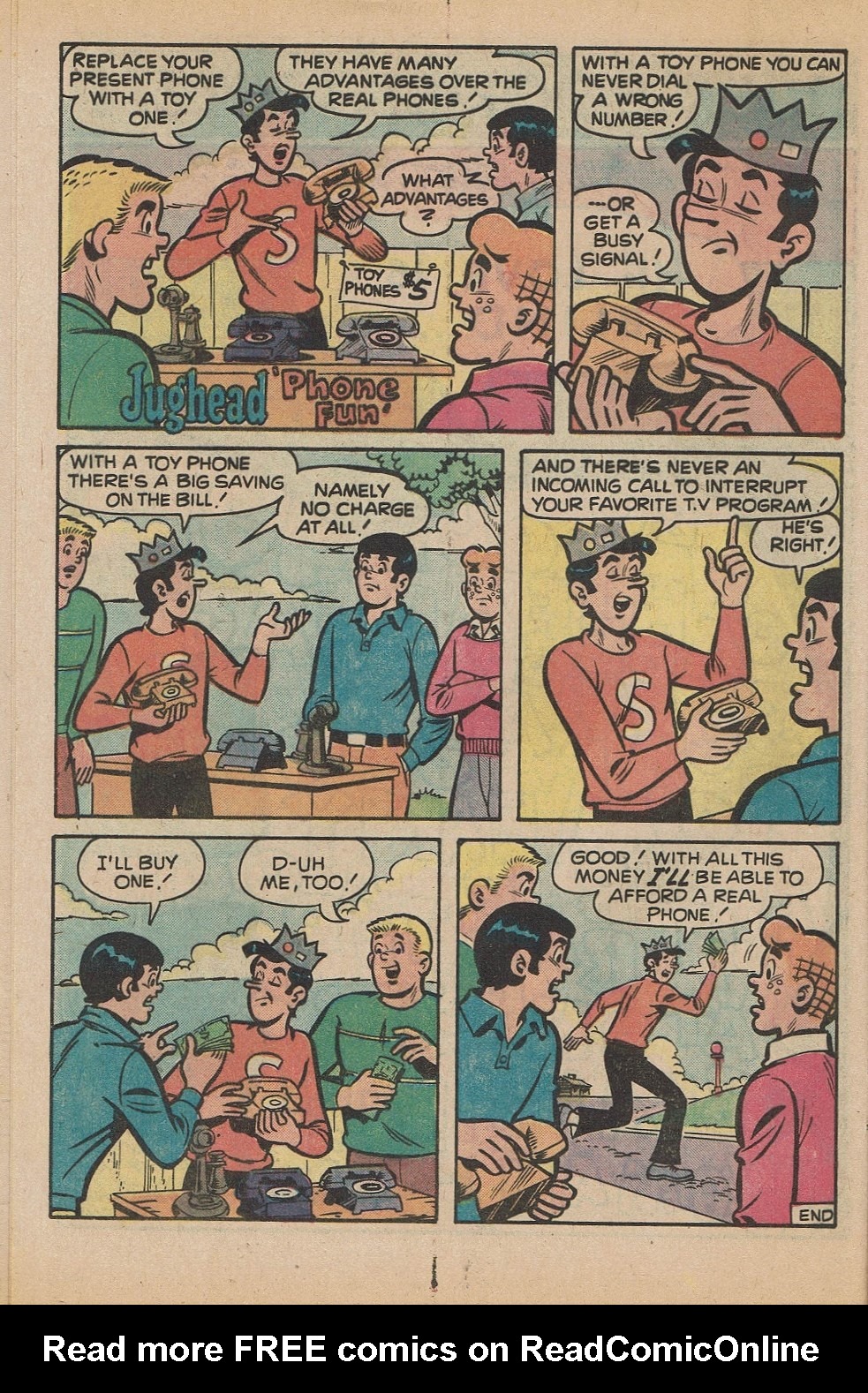Read online Jughead's Jokes comic -  Issue #57 - 24