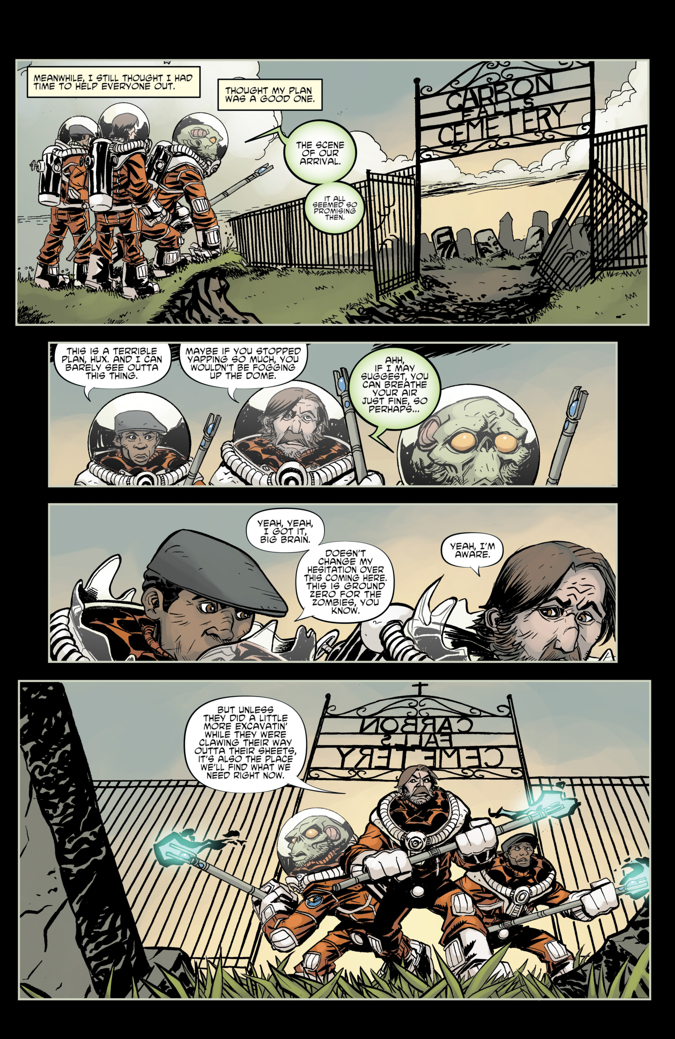 Read online The Colonized: Zombies vs. Aliens comic -  Issue # TPB - 54