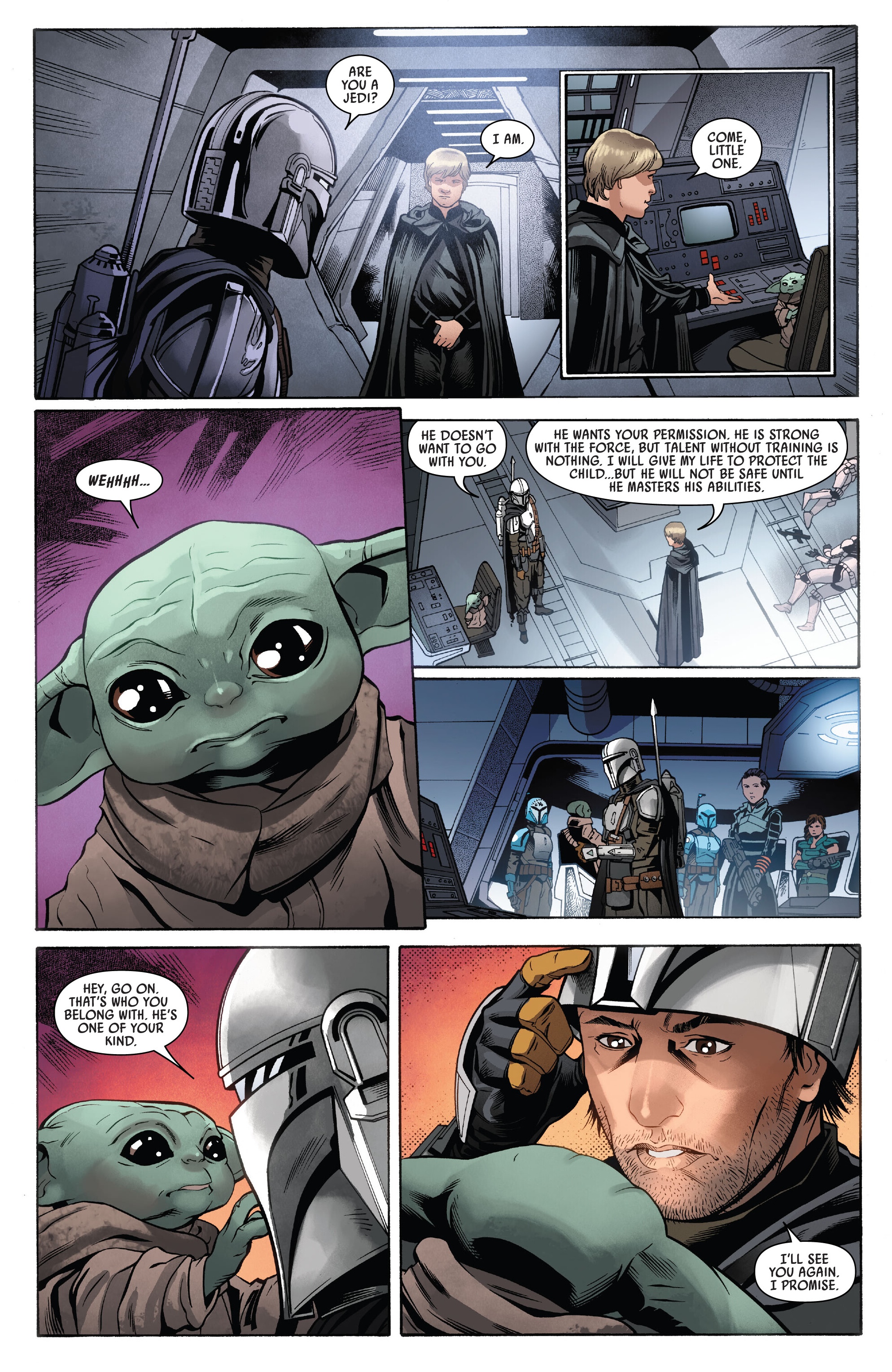 Read online Star Wars: The Mandalorian Season 2 comic -  Issue #8 - 31