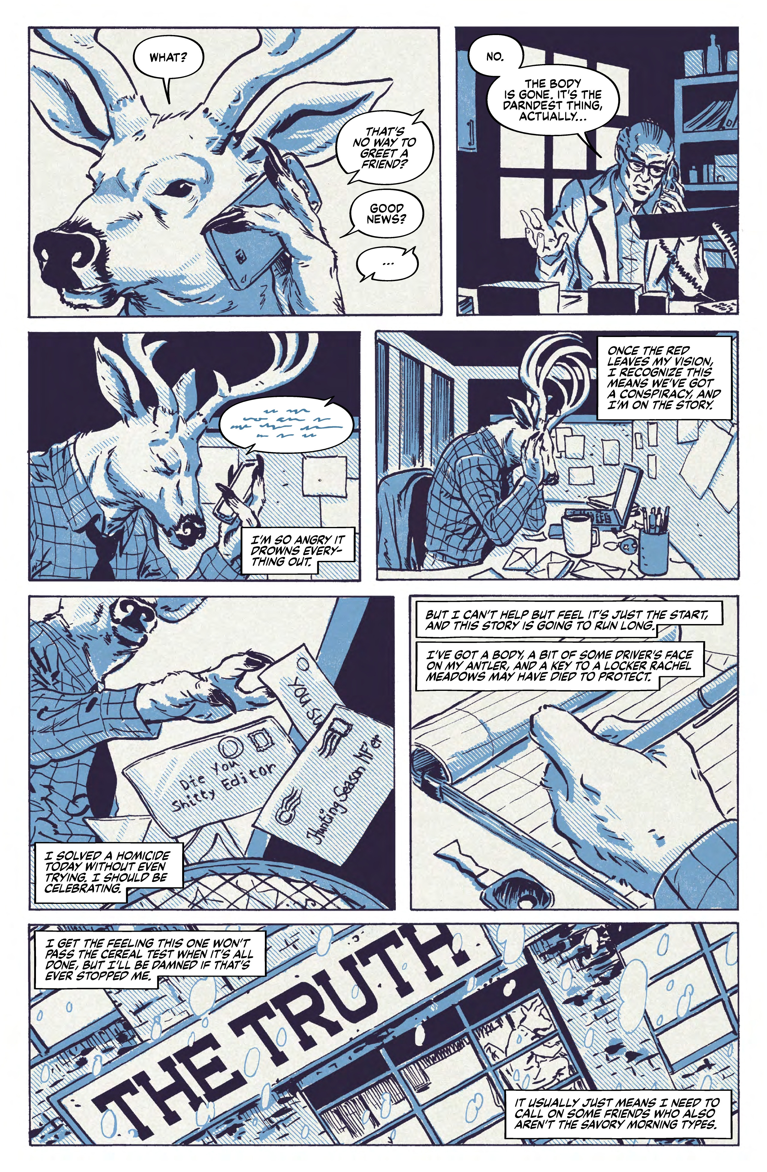 Read online Deer Editor comic -  Issue #1 - 10