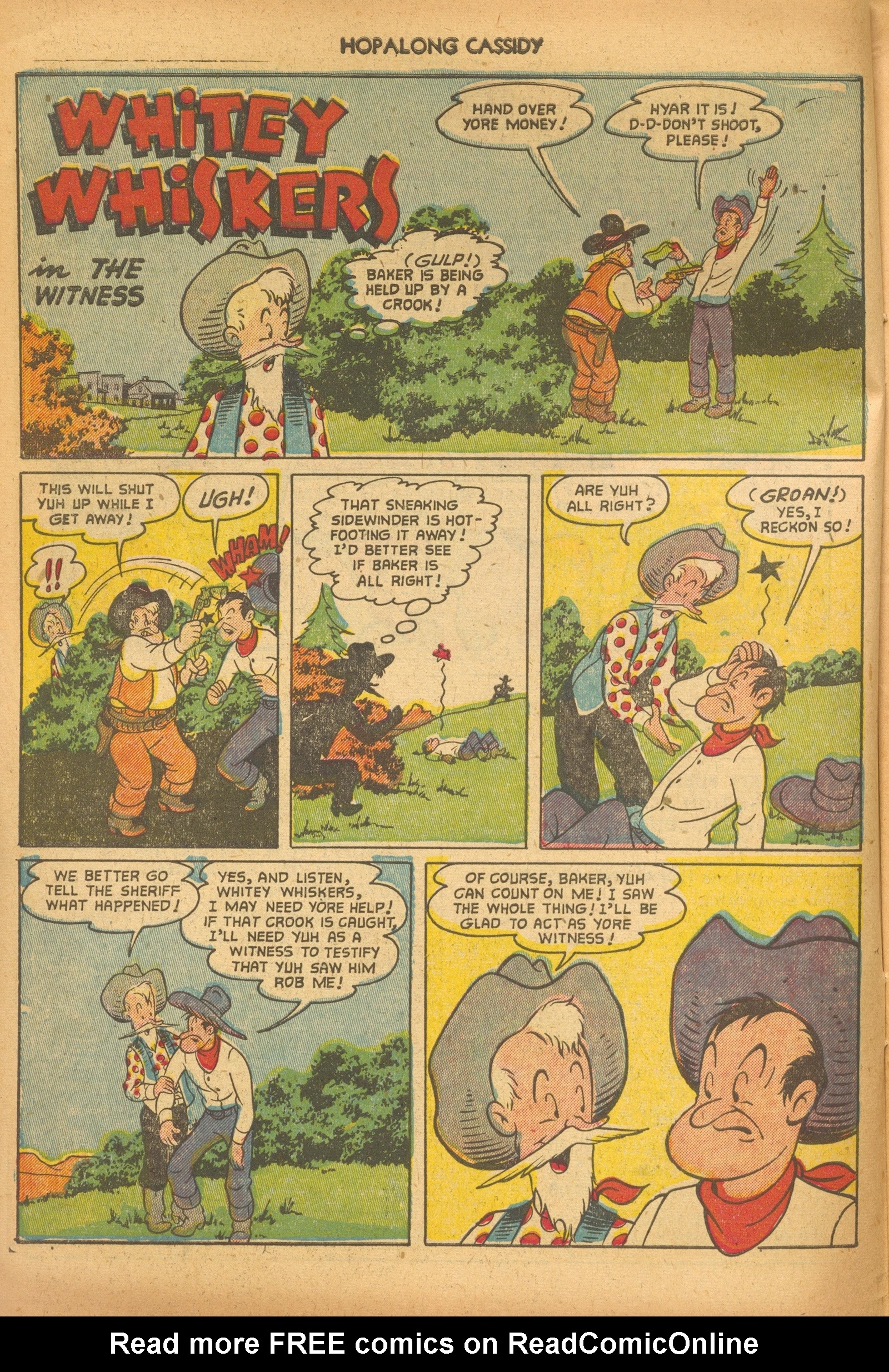 Read online Hopalong Cassidy comic -  Issue #74 - 10