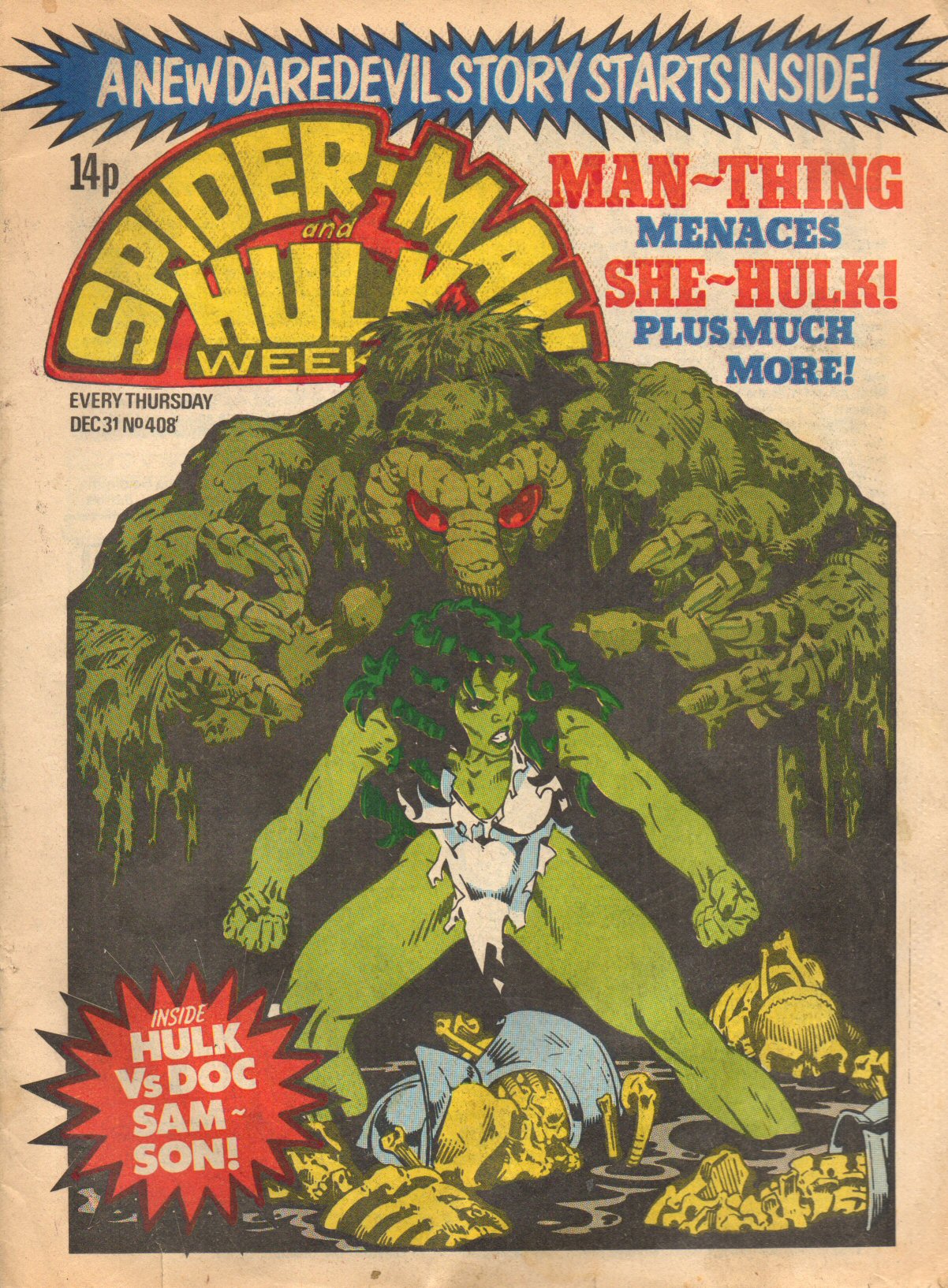 Read online Spider-Man and Hulk Weekly comic -  Issue #408 - 1
