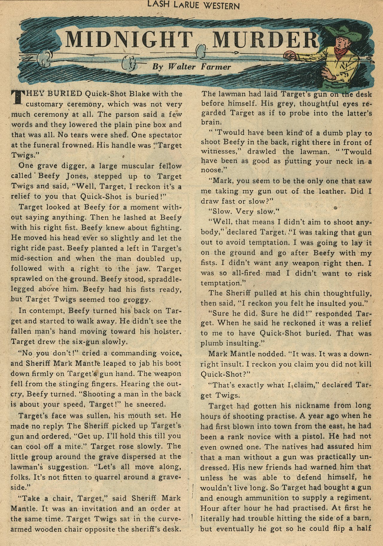 Read online Lash Larue Western (1949) comic -  Issue #22 - 16
