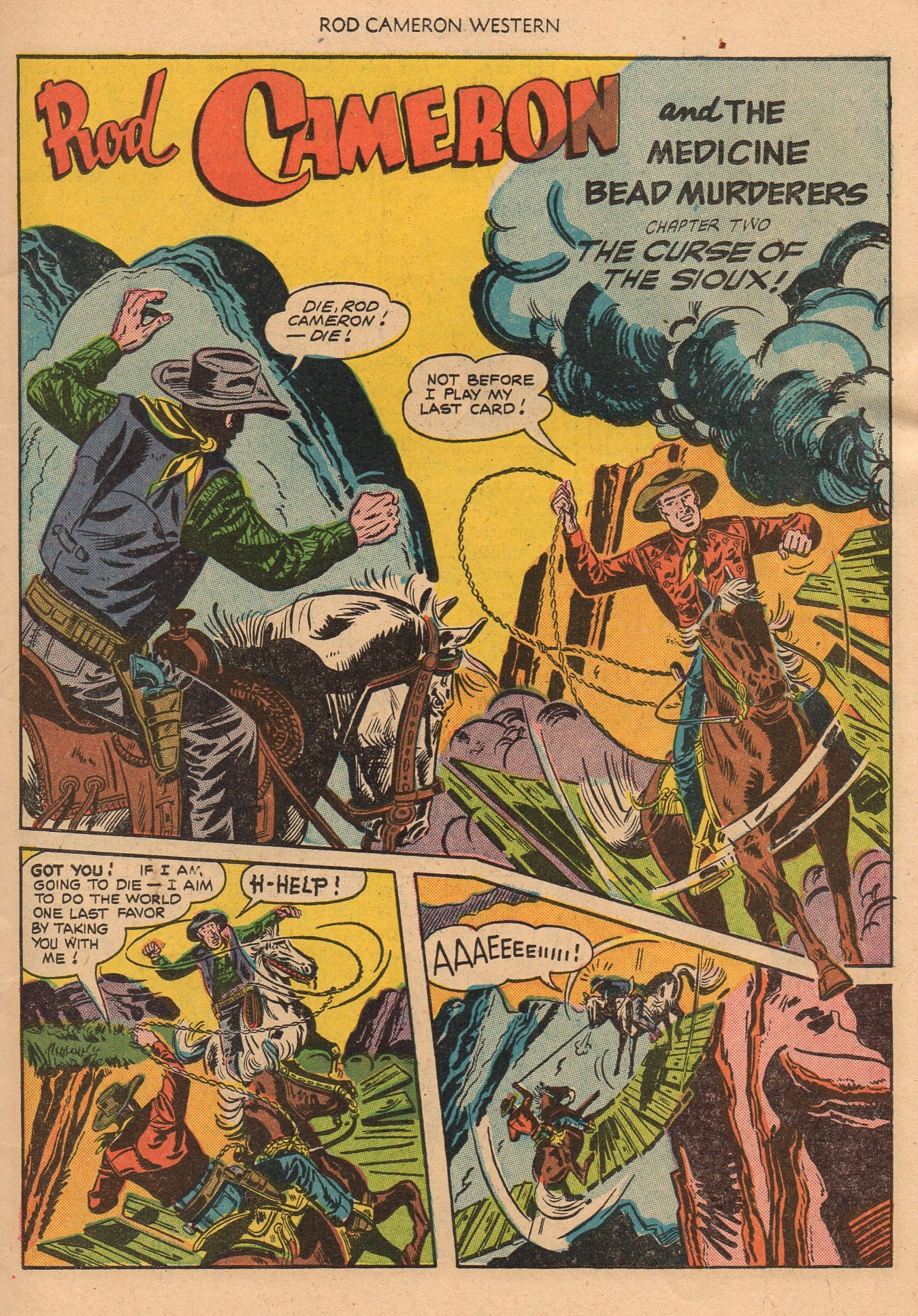 Read online Rod Cameron Western comic -  Issue #6 - 11
