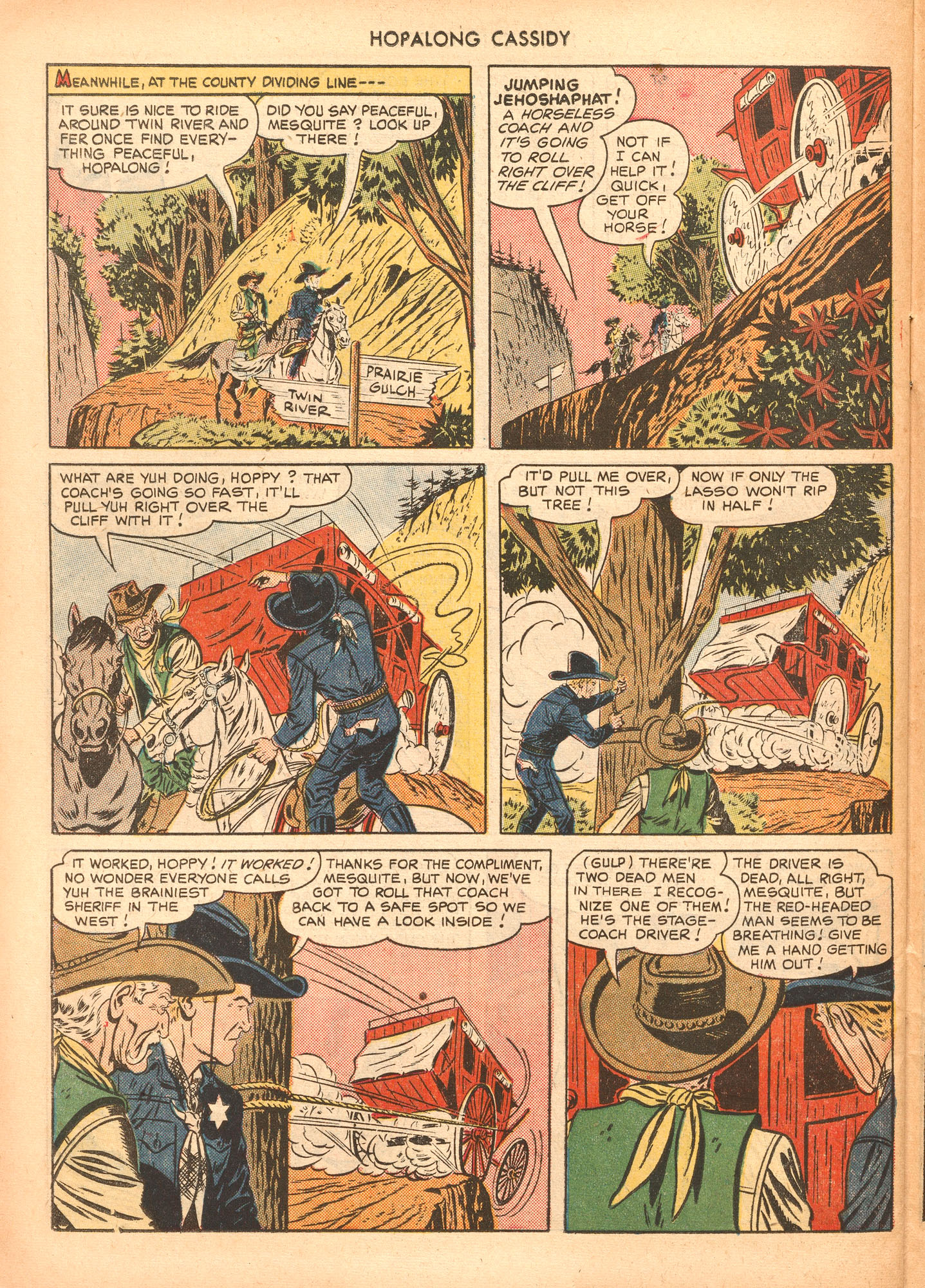 Read online Hopalong Cassidy comic -  Issue #47 - 42