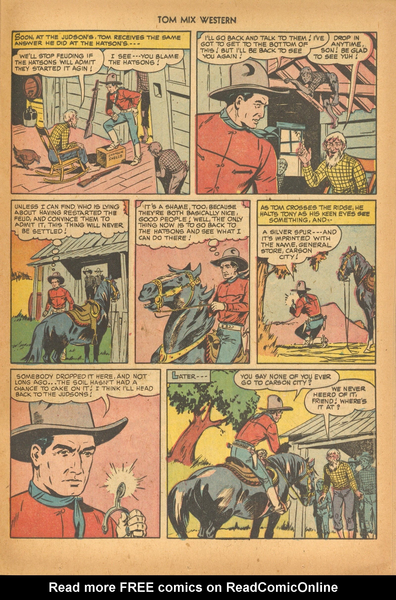 Read online Tom Mix Western (1948) comic -  Issue #33 - 29