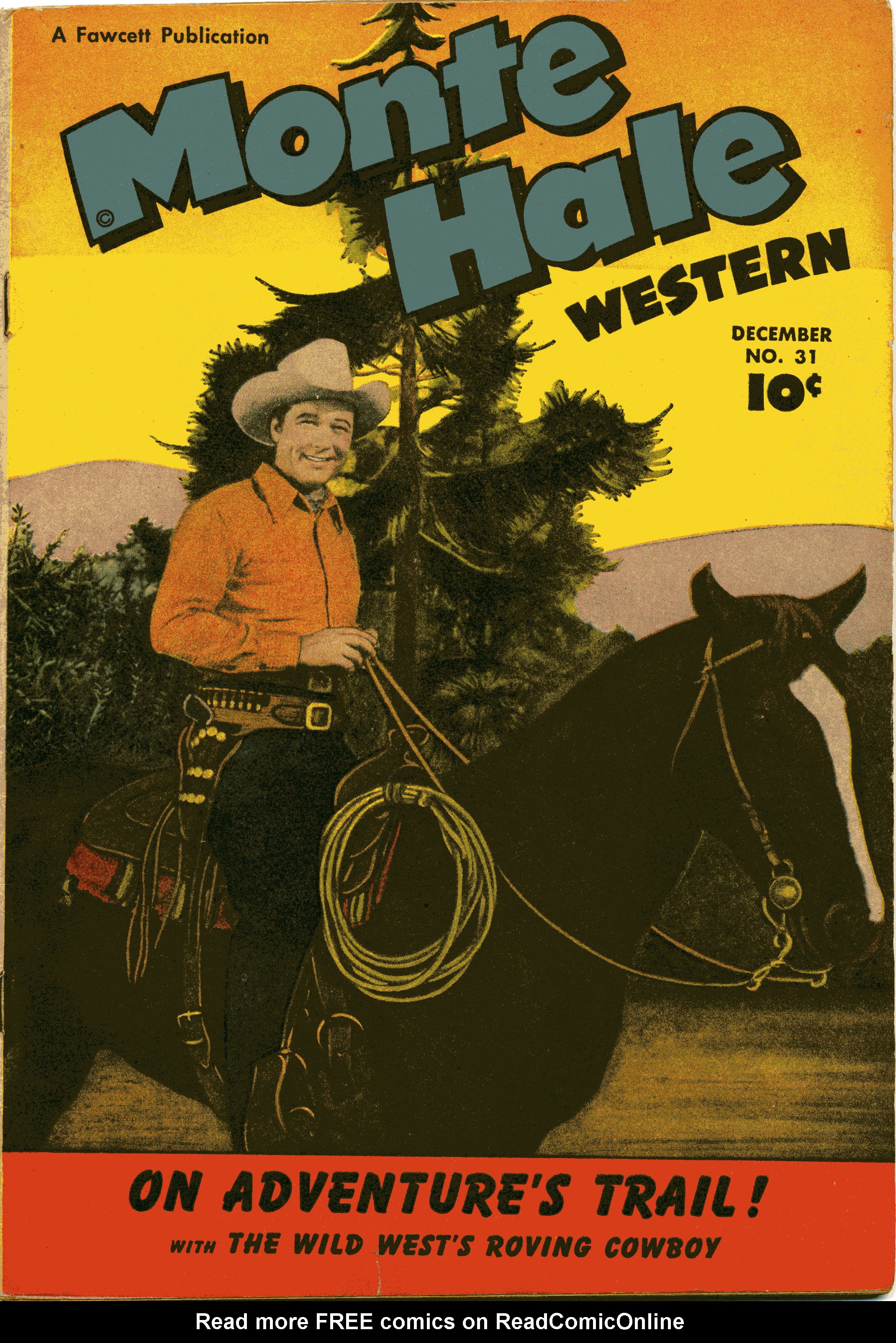 Read online Monte Hale Western comic -  Issue #31 - 1