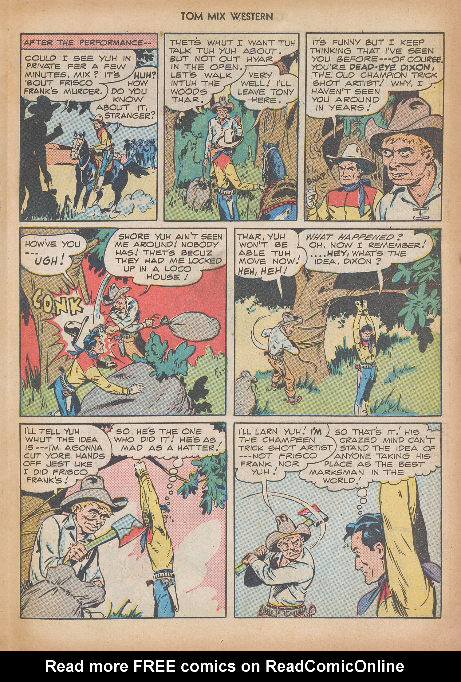 Read online Tom Mix Western (1948) comic -  Issue #9 - 27