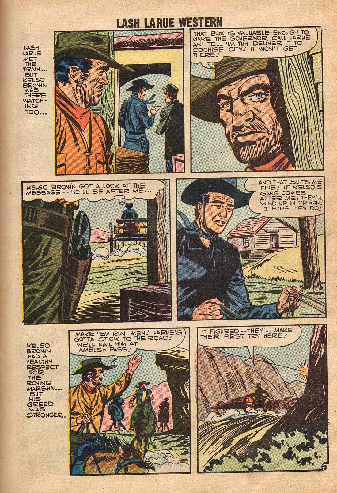 Read online Lash Larue Western (1949) comic -  Issue #67 - 23