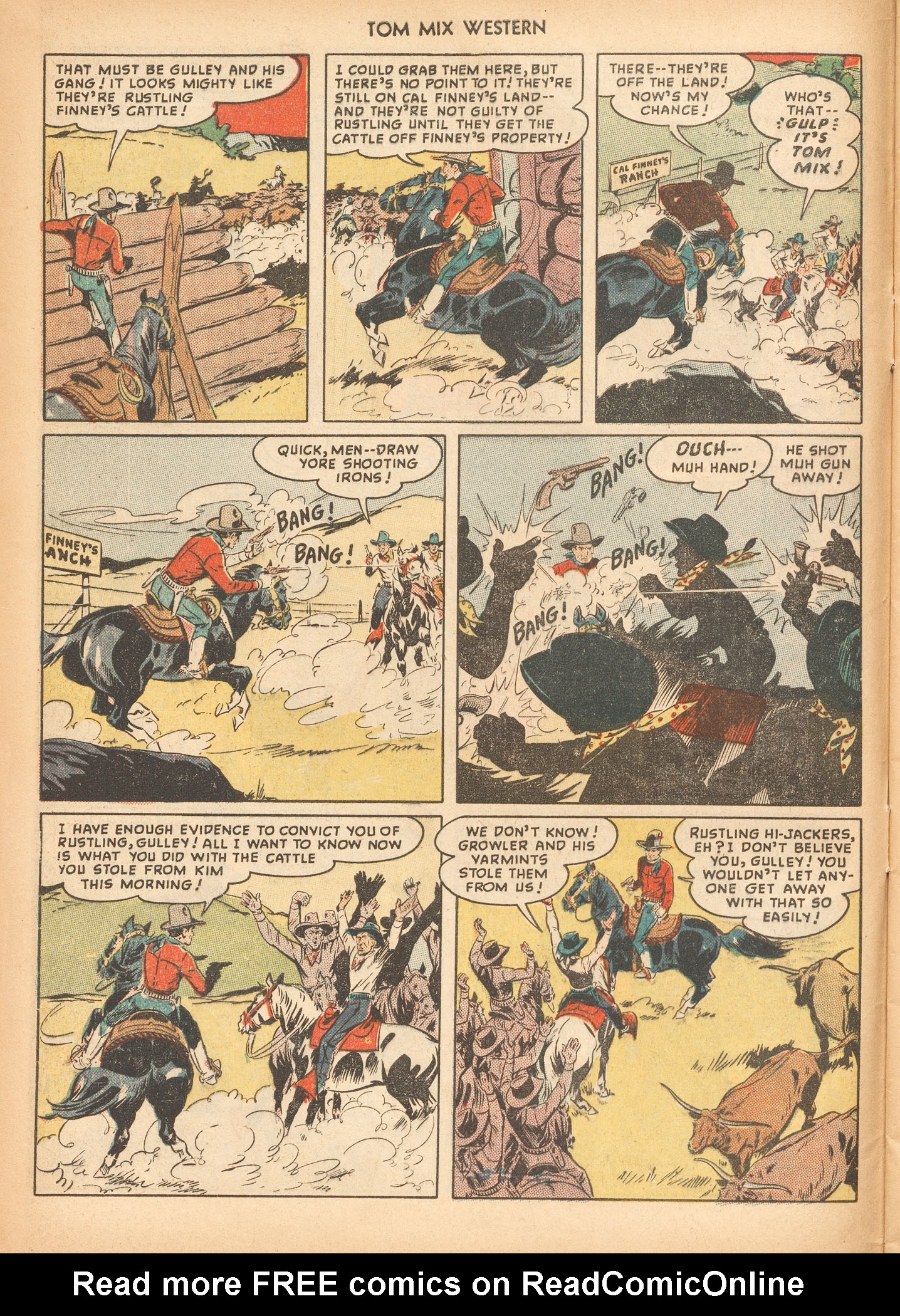 Read online Tom Mix Western (1948) comic -  Issue #23 - 8