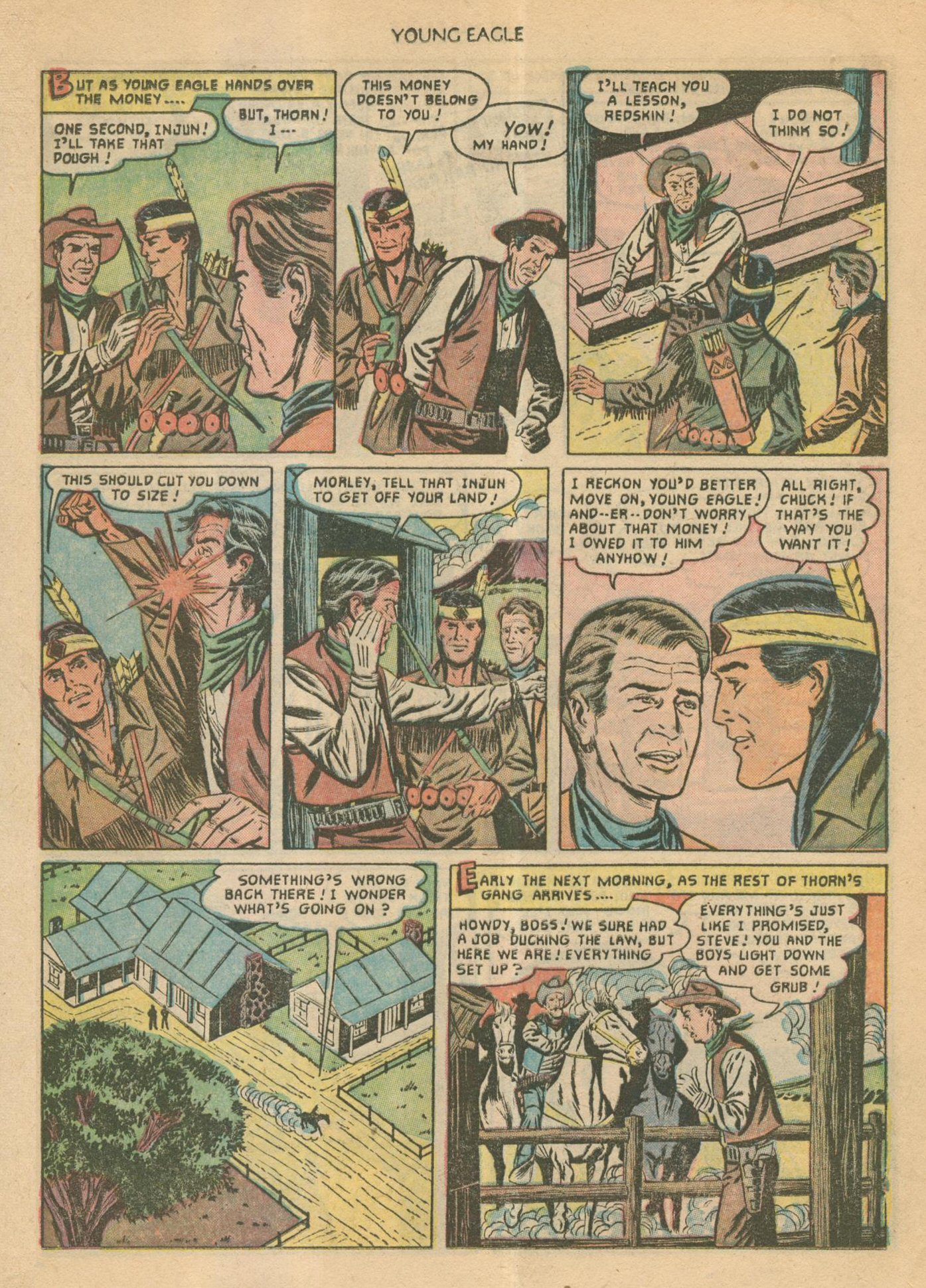 Read online Young Eagle comic -  Issue #9 - 4