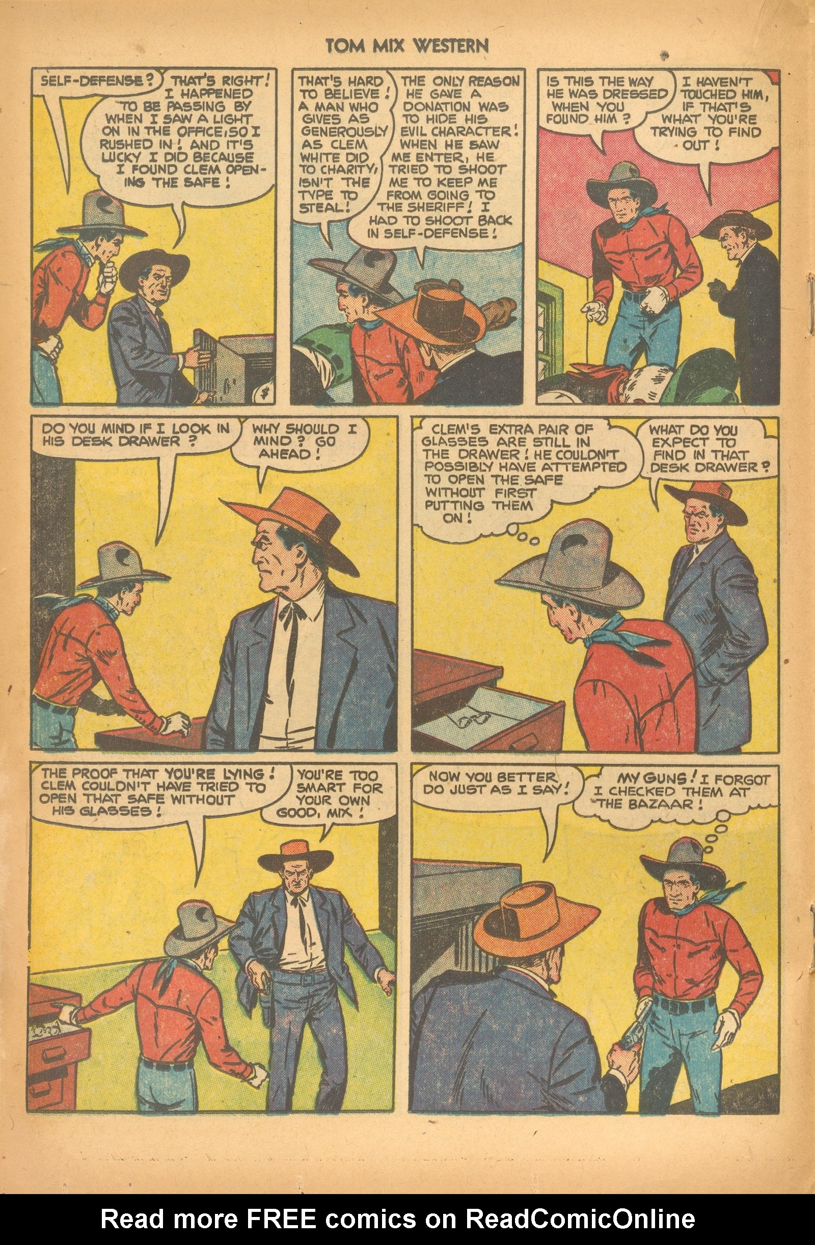 Read online Tom Mix Western (1948) comic -  Issue #49 - 18
