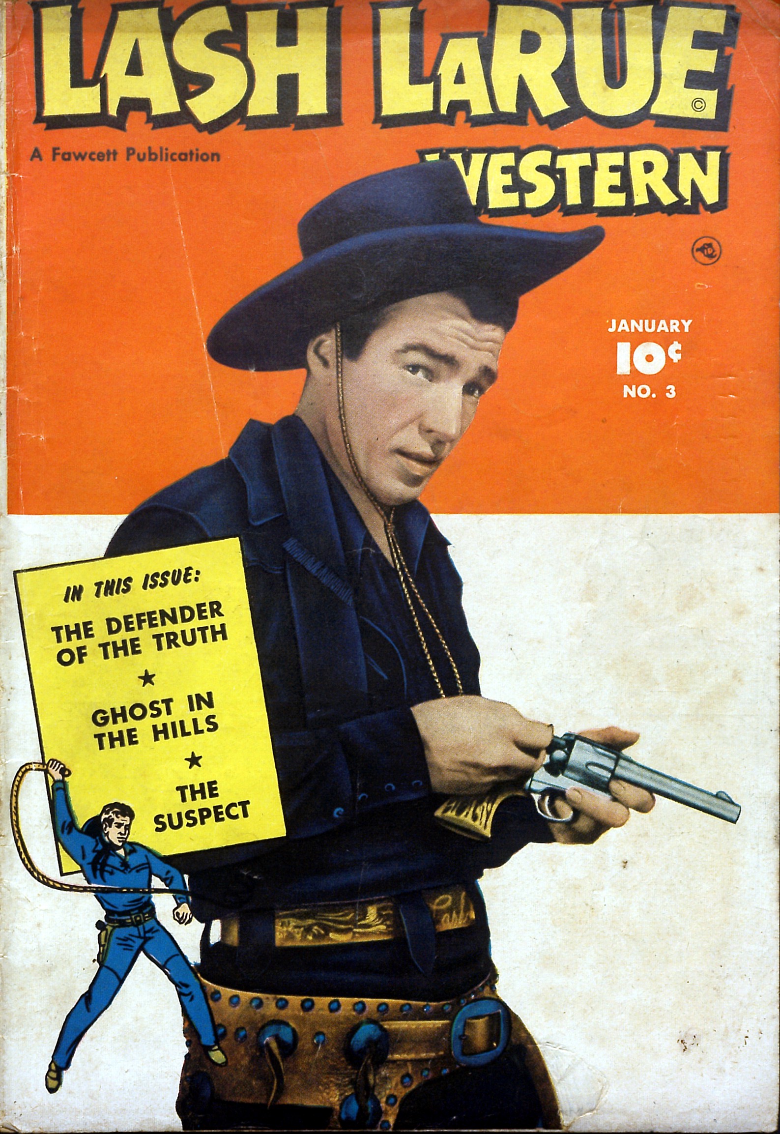 Read online Lash Larue Western (1949) comic -  Issue #3 - 1