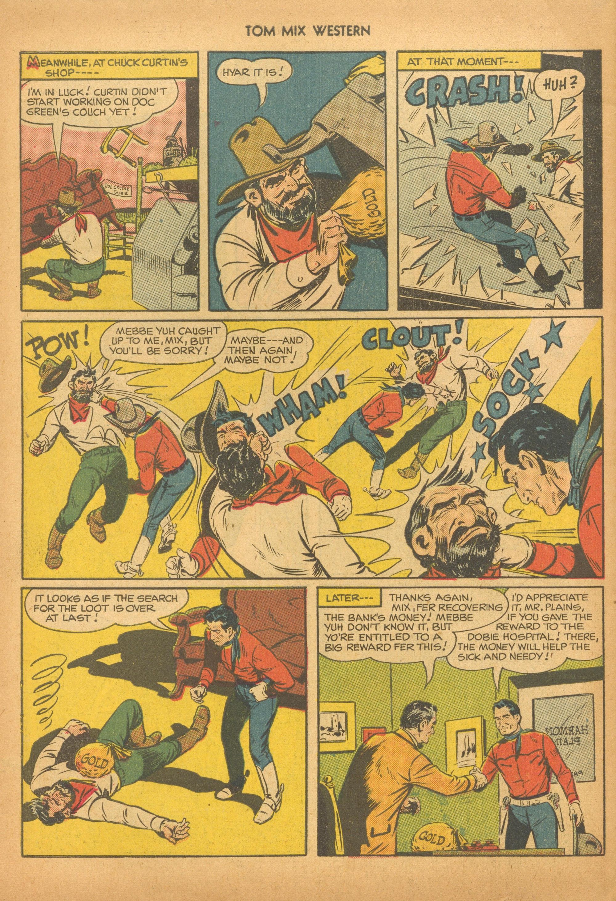 Read online Tom Mix Western (1948) comic -  Issue #28 - 50