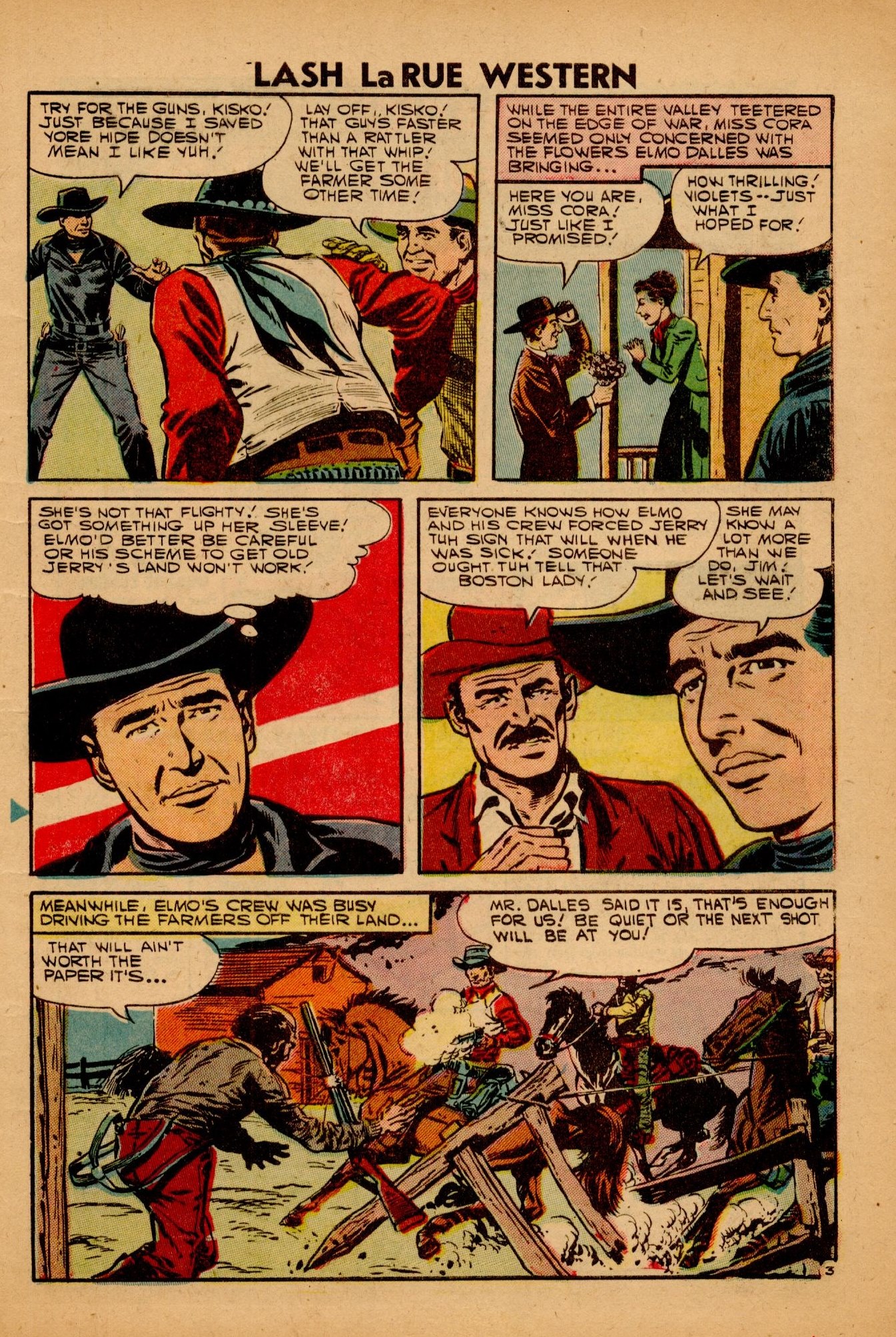 Read online Lash Larue Western (1949) comic -  Issue #63 - 5