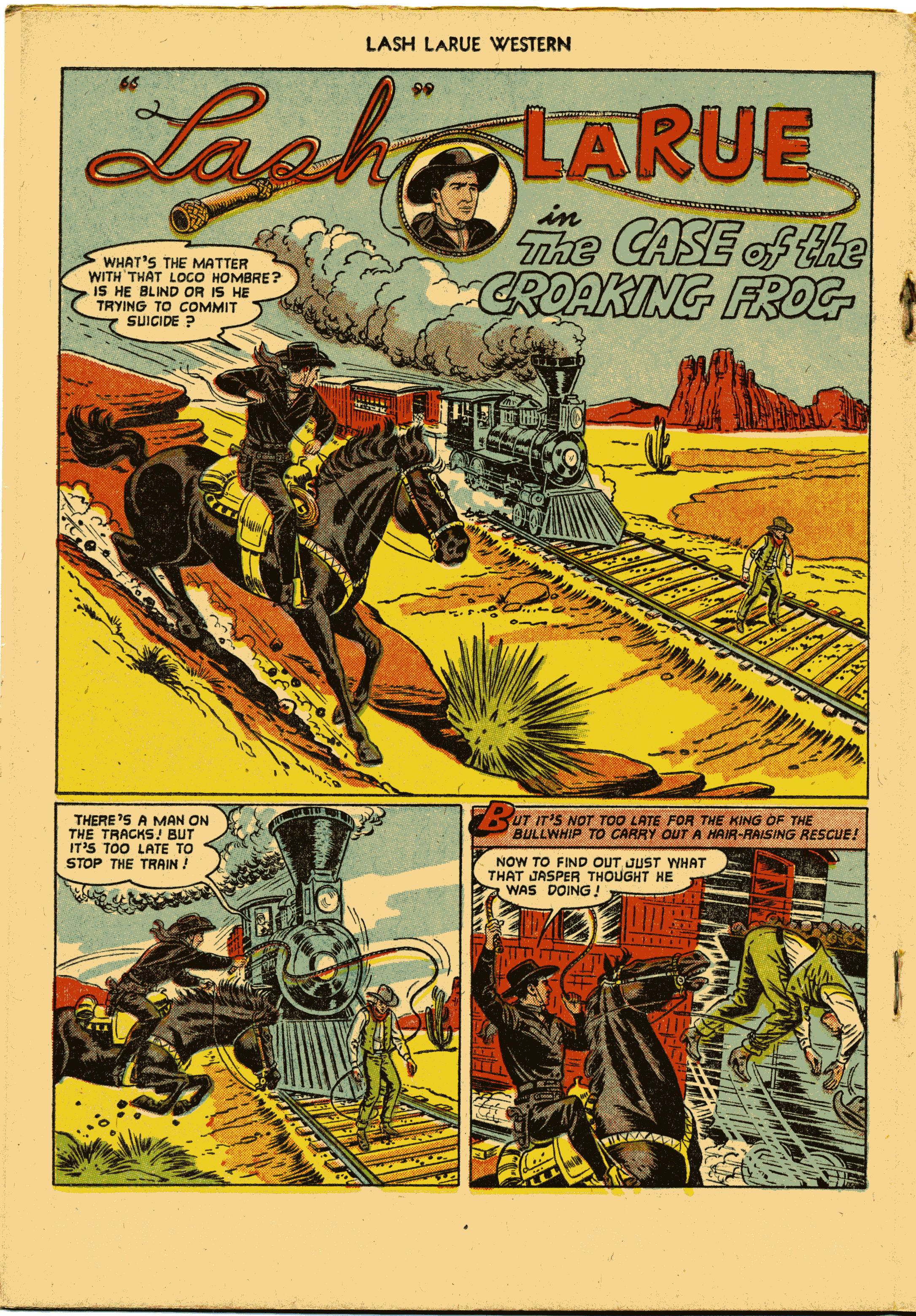 Read online Lash Larue Western (1949) comic -  Issue #27 - 18