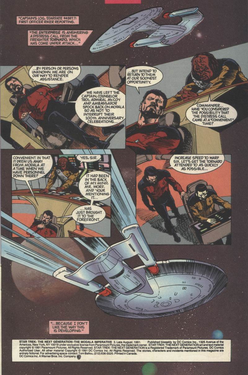 Read online Star Trek: The Next Generation - The Modala Imperative comic -  Issue #3 - 2
