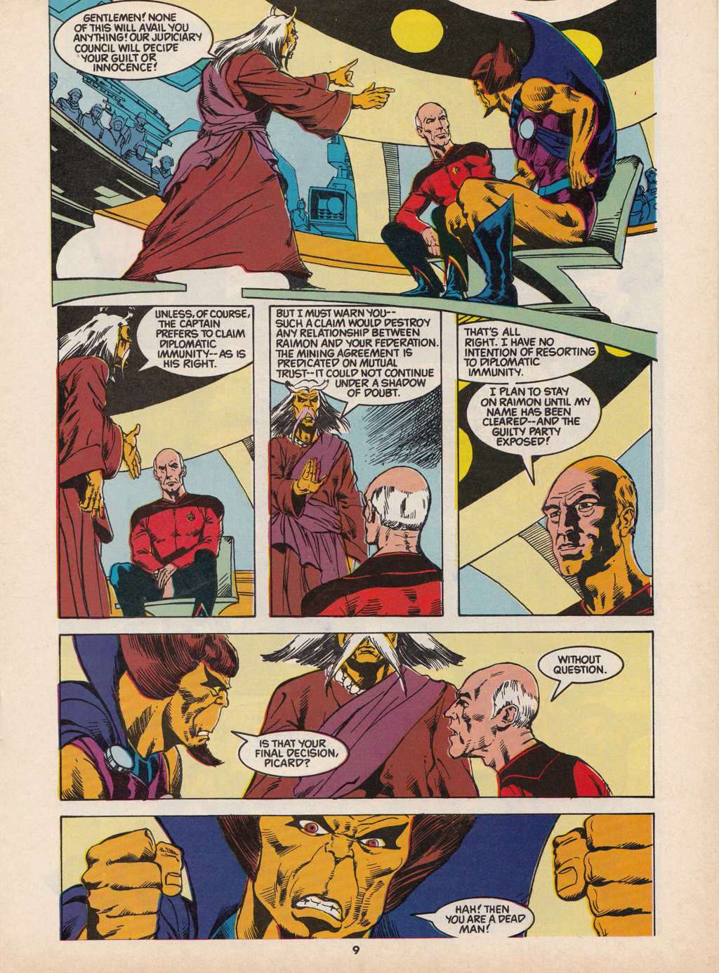 Read online Star Trek The Next Generation (1990) comic -  Issue #10 - 9