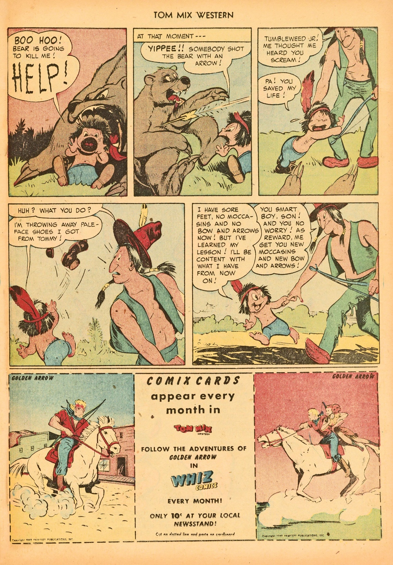 Read online Tom Mix Western (1948) comic -  Issue #21 - 29