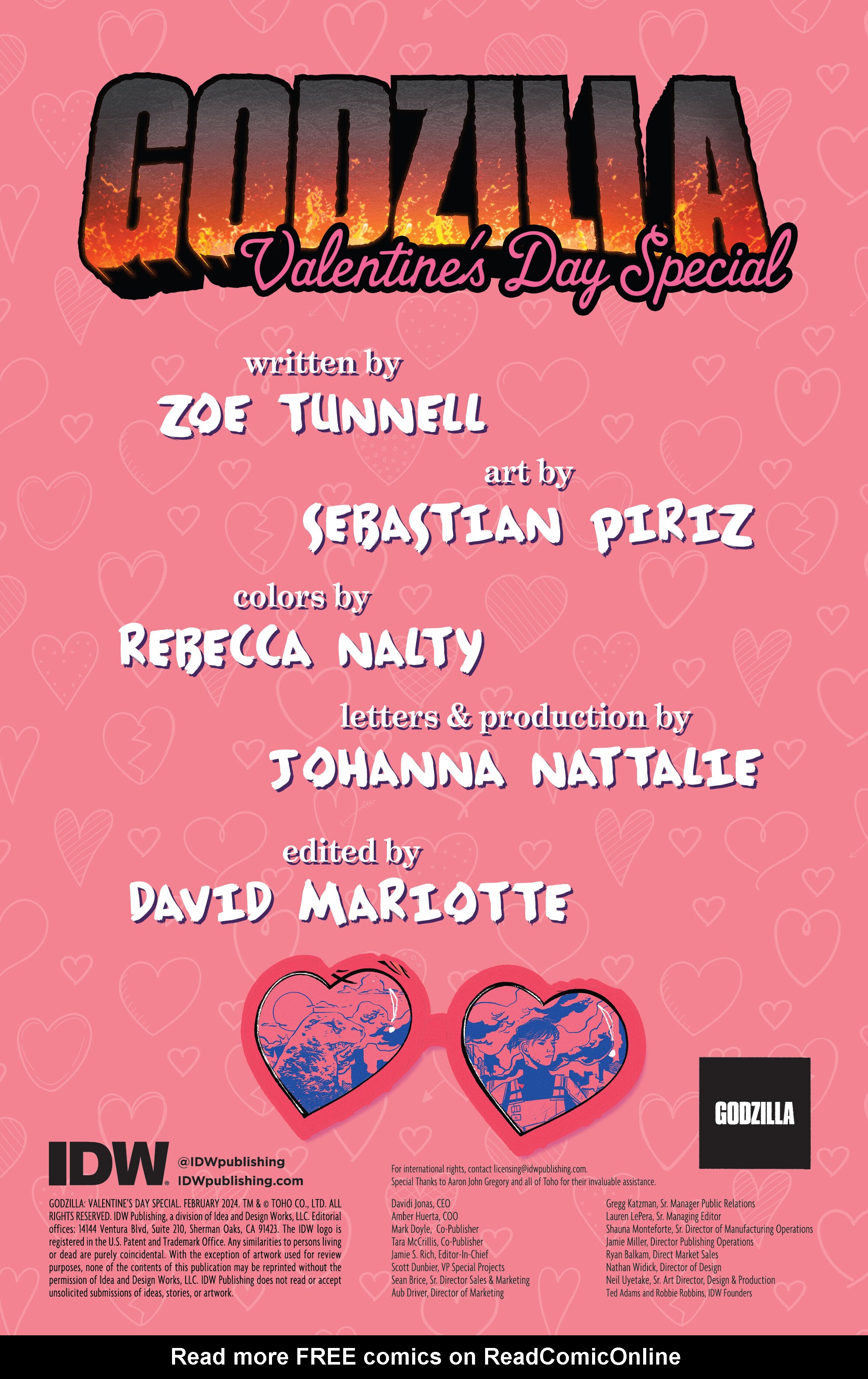 Read online Godzilla: Valentines Day Special comic -  Issue # Full - 2