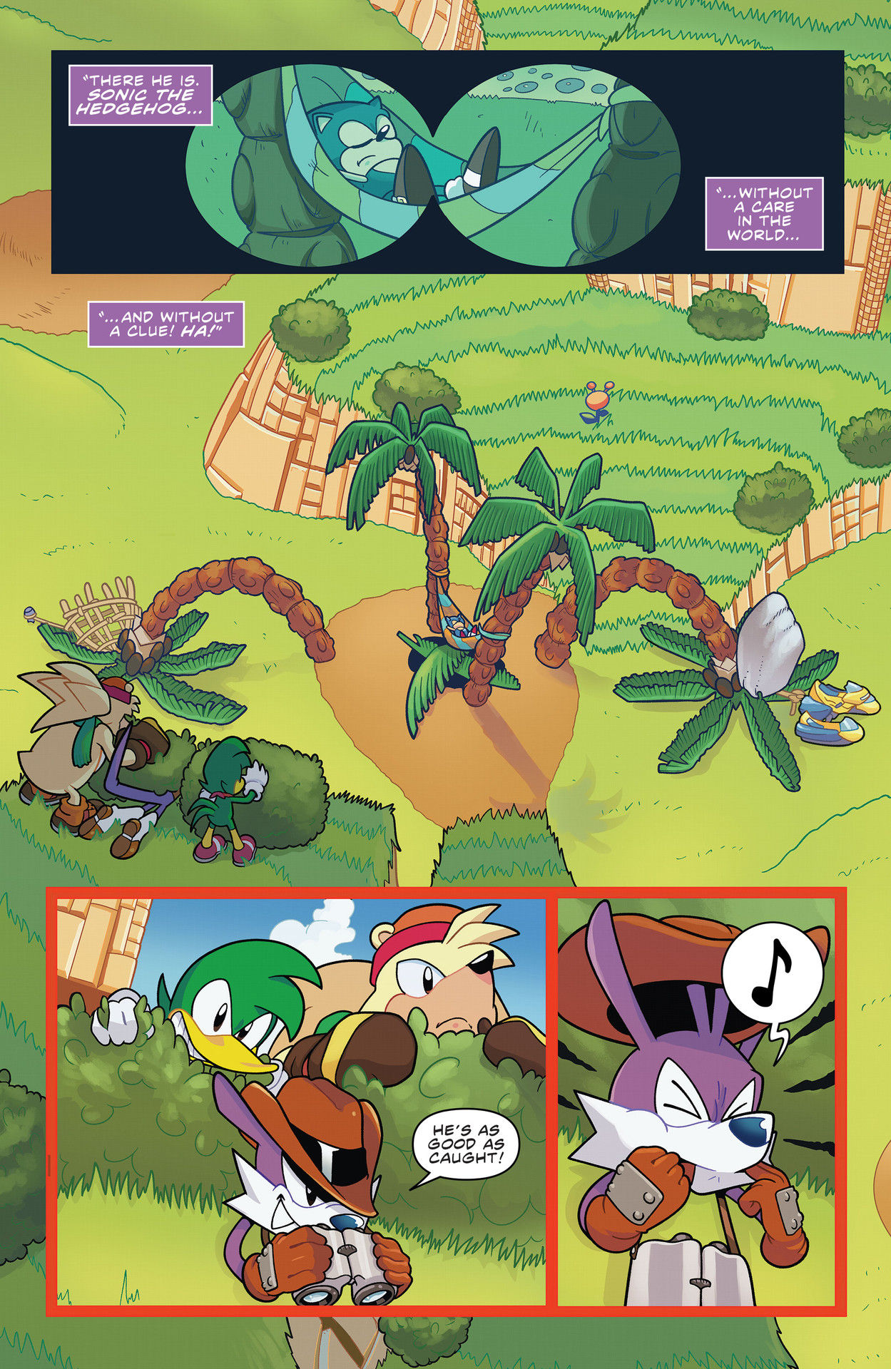 Read online Sonic the Hedgehog: Fang the Hunter comic -  Issue #1 - 3