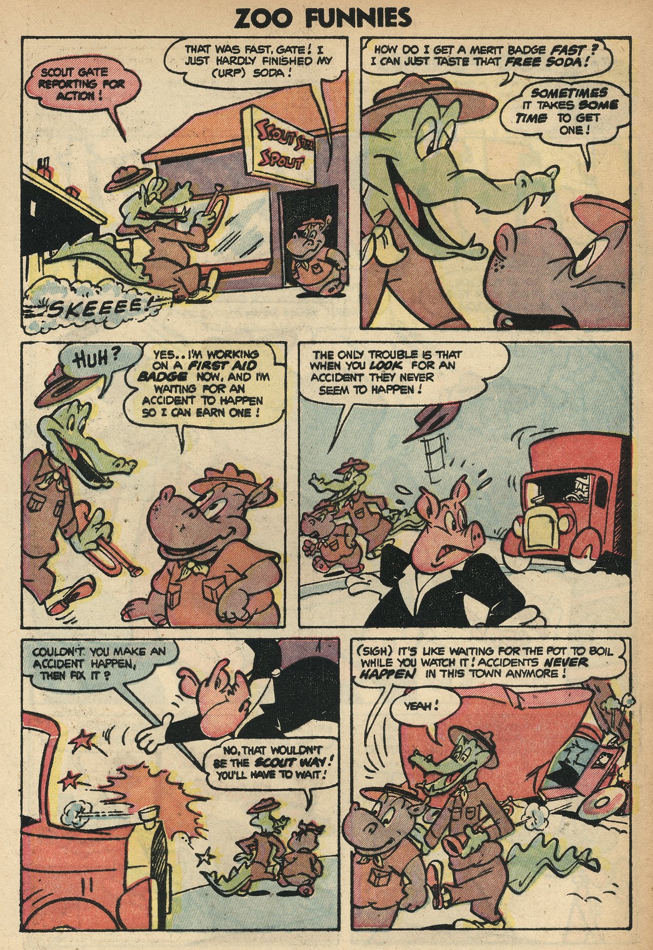 Read online Zoo Funnies comic -  Issue #5 - 4